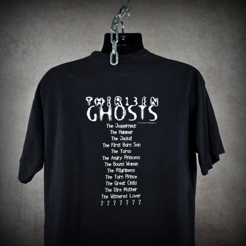 2001 thir13en ghosts vintage glow in the dark classic y2k horror movie t-shirt