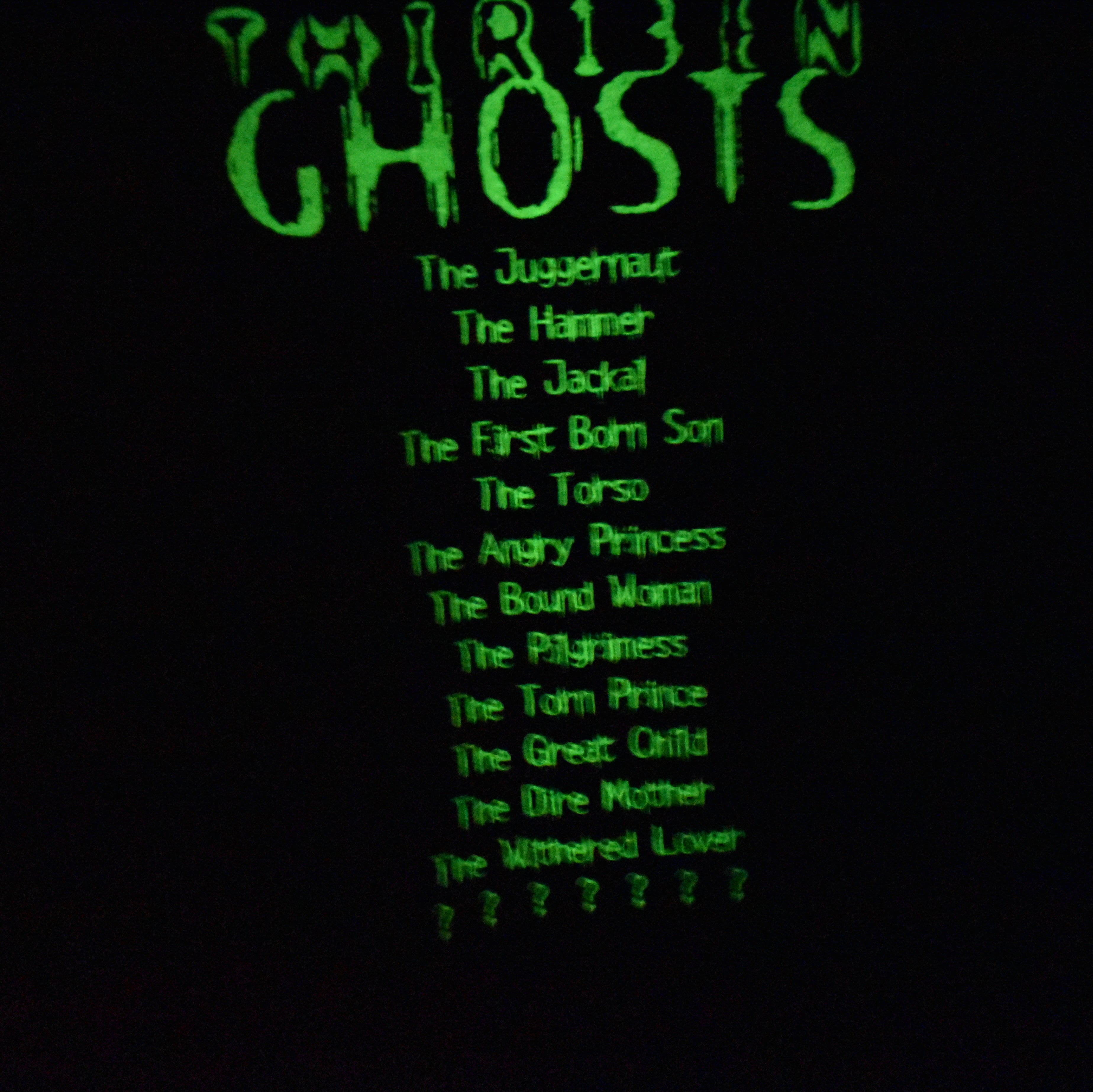 2001 thir13en ghosts vintage glow in the dark classic y2k horror movie t-shirt