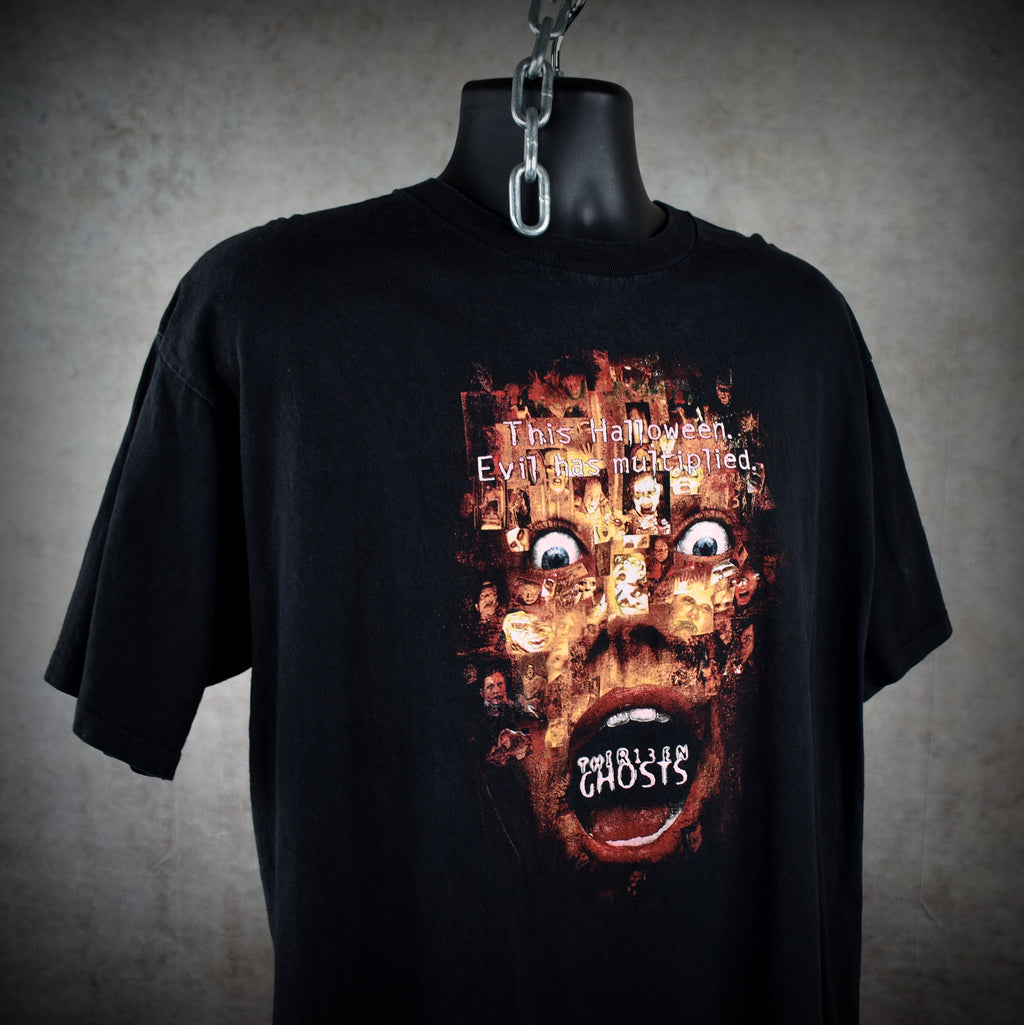 2001 thir13en ghosts vintage glow in the dark classic y2k horror movie t-shirt