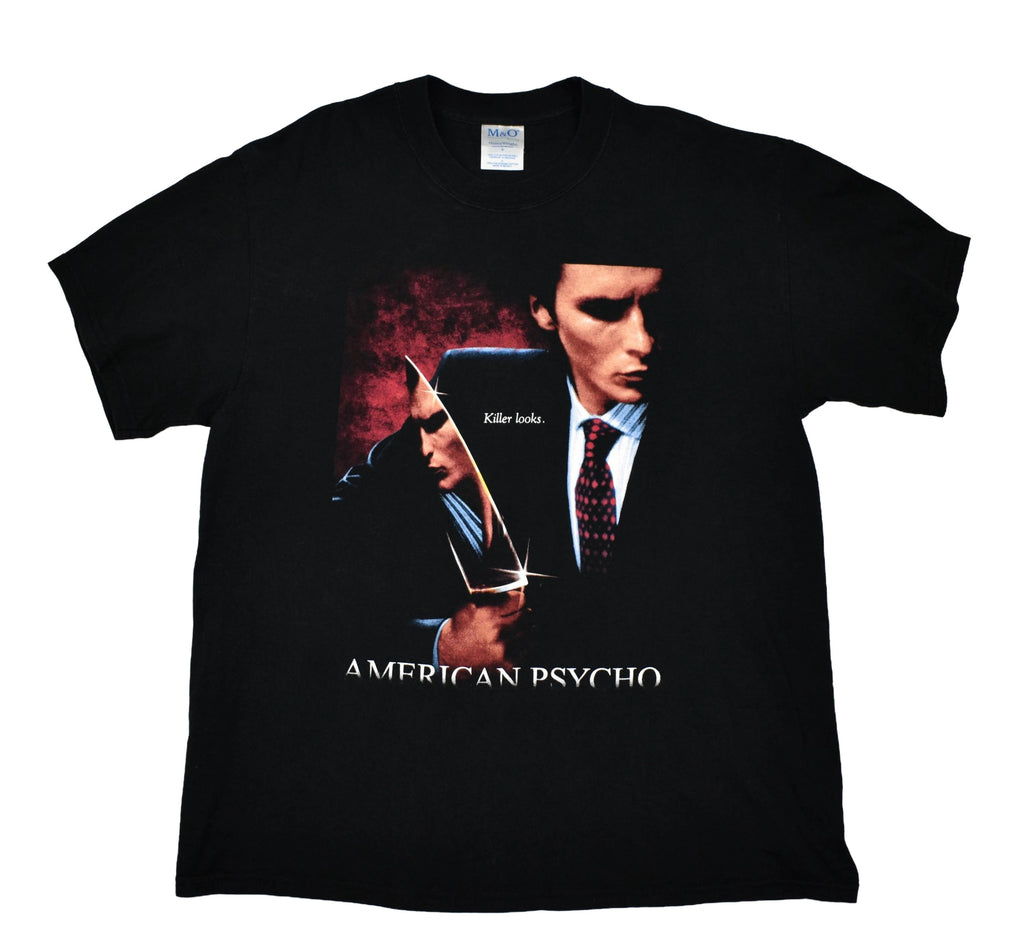 2000 american psycho vintage cult classic y2k satirical black comedy horror movie t-shirt