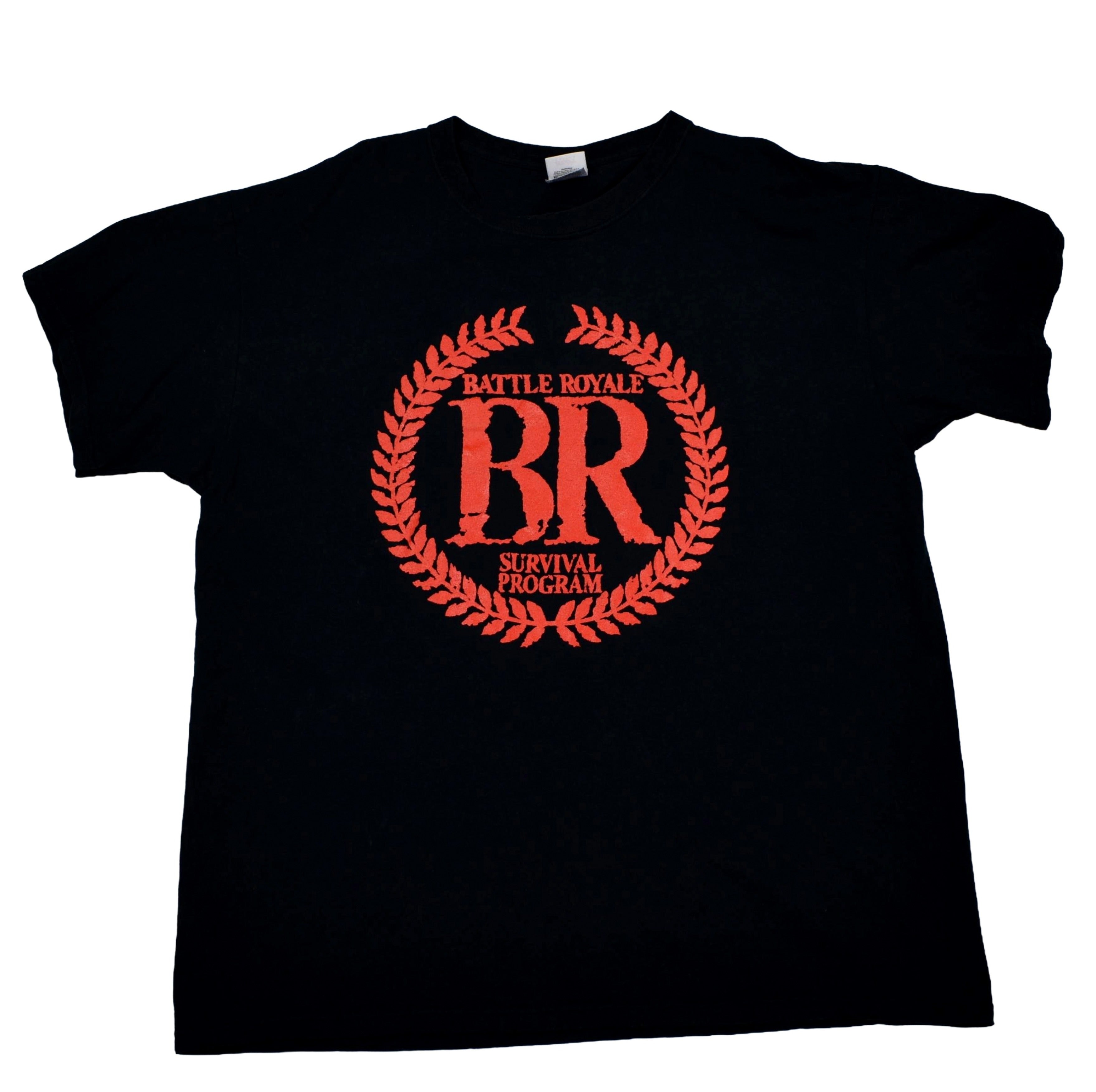 2000s battle royale vintage cult classic y2k asian extreme splatter horror movie t-shirt
