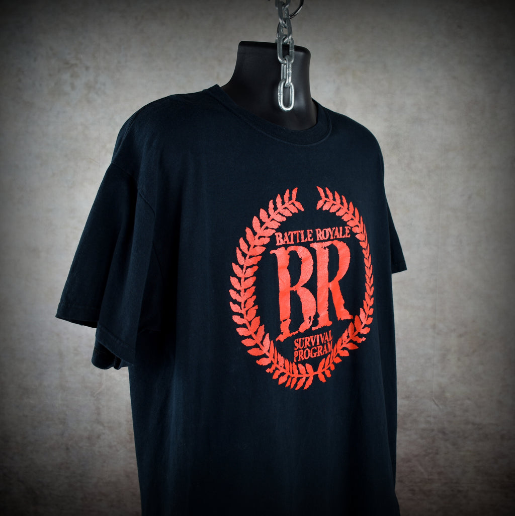 2000s battle royale vintage cult classic y2k asian extreme splatter horror movie t-shirt