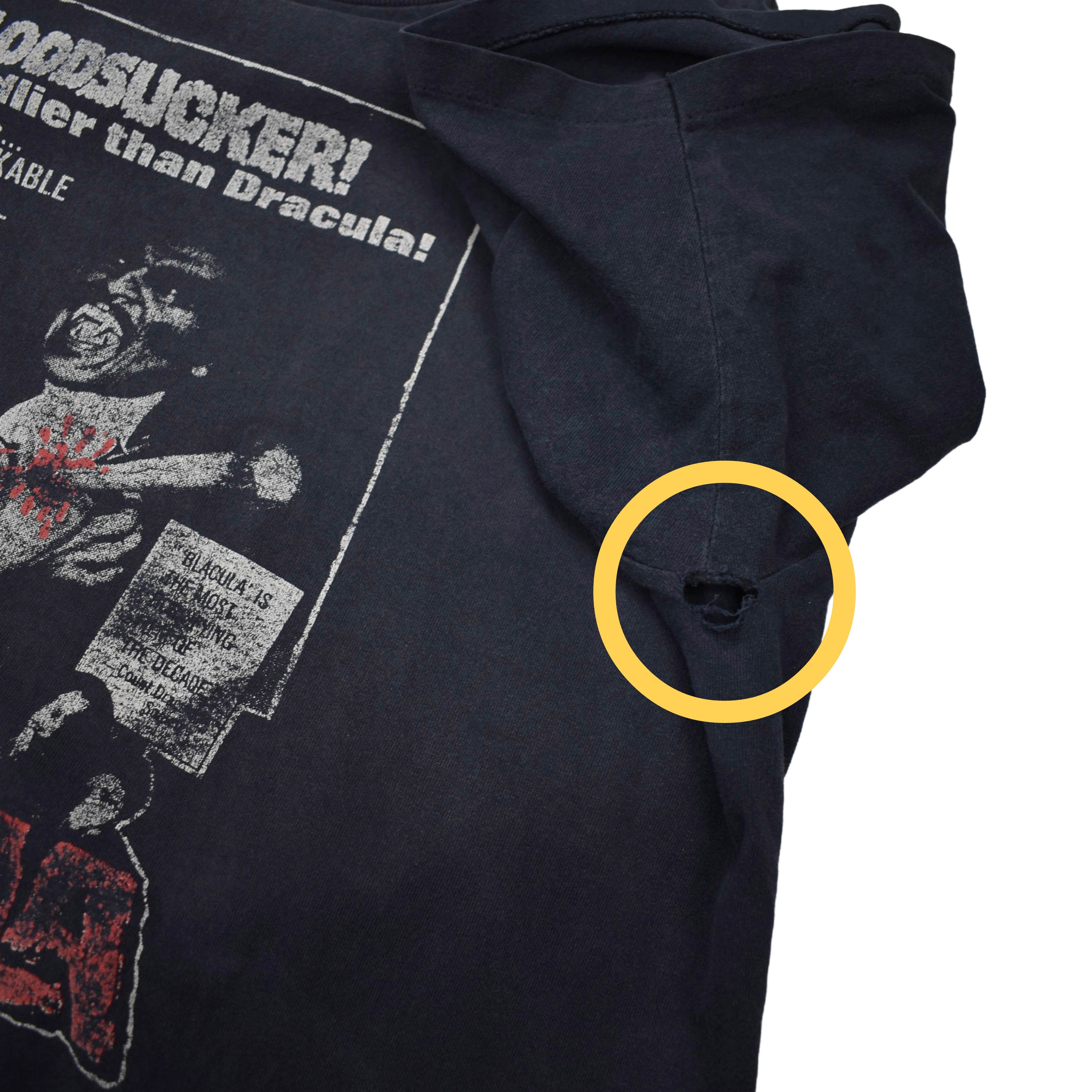 90s blacula vintage cult classic 1972 blaxploitation horror movie t-shirt