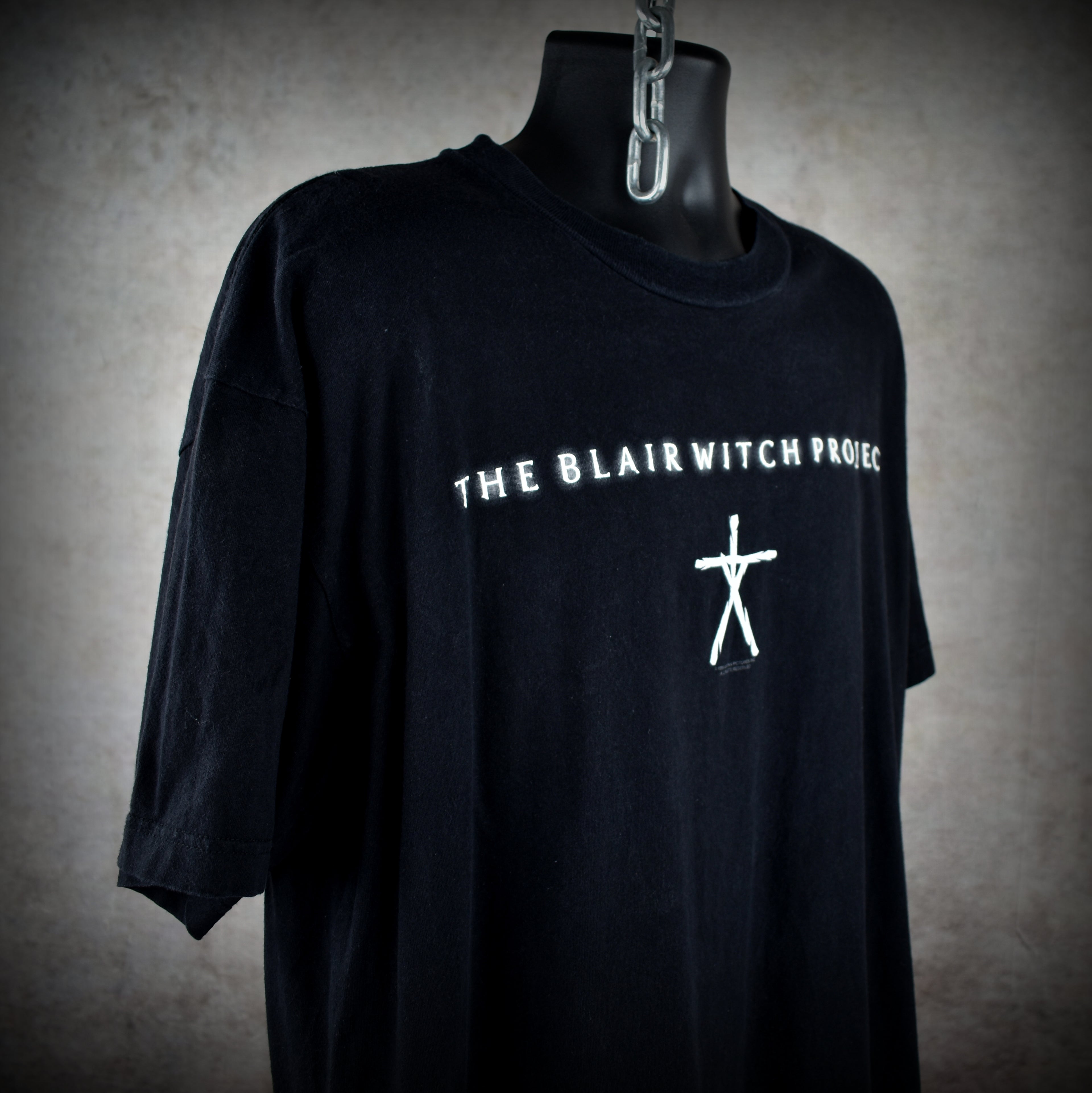1999 the blair witch project vintage winterland brand groundbreaking found footage style horror movie t-shirt