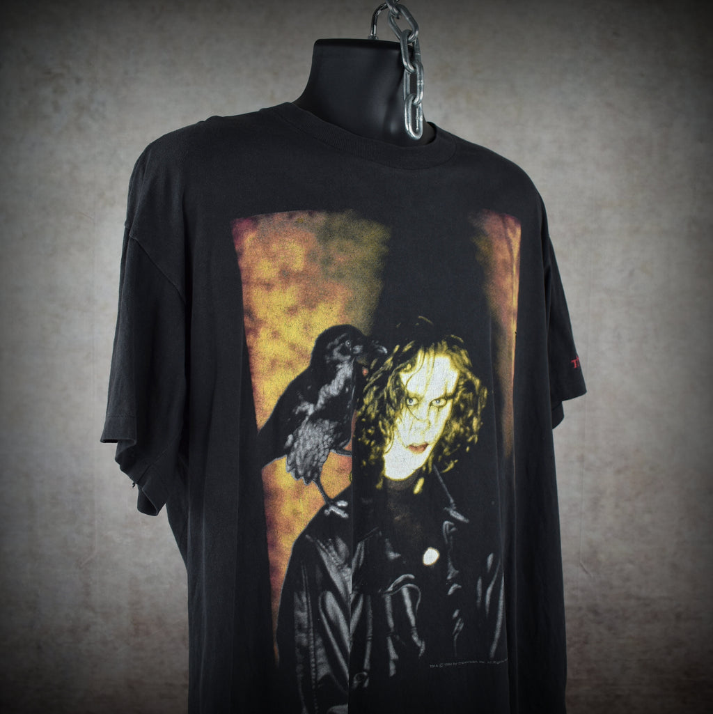 1994 the crow vintage iconic grunge era 90s dark fantasy gothic horror movie t-shirt