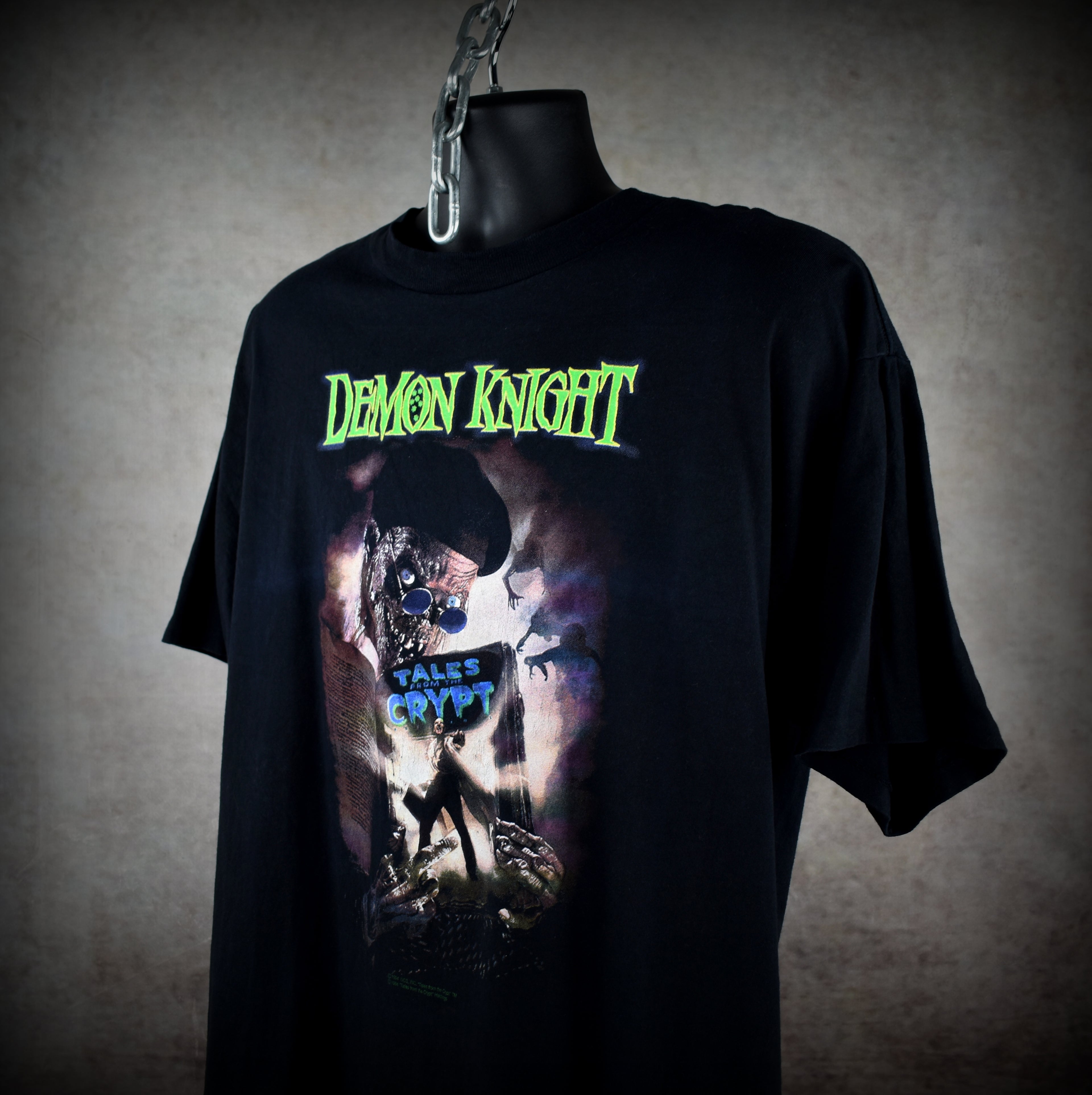 1994 tales from the crypt presents: demon knight vintage 90s cult classic horror movie rare soundtrack promo t-shirt