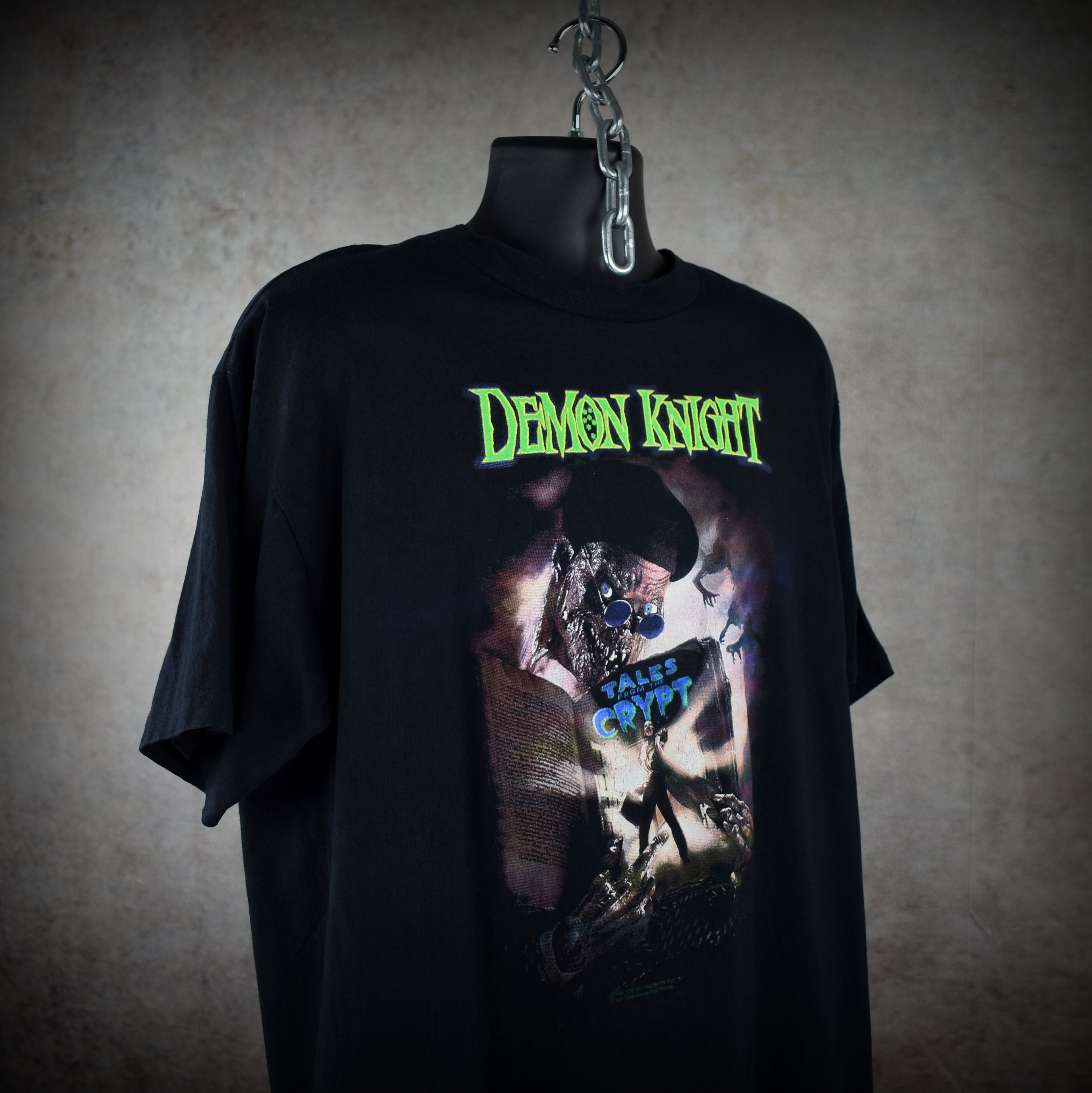 1994 tales from the crypt presents: demon knight vintage 90s cult classic horror movie rare soundtrack promo t-shirt