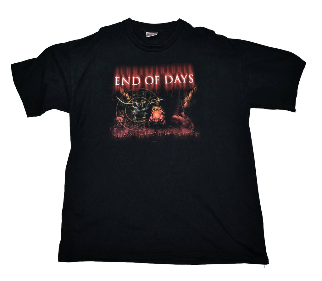 1999 end of days vintage y2k action horror movie t-shirt