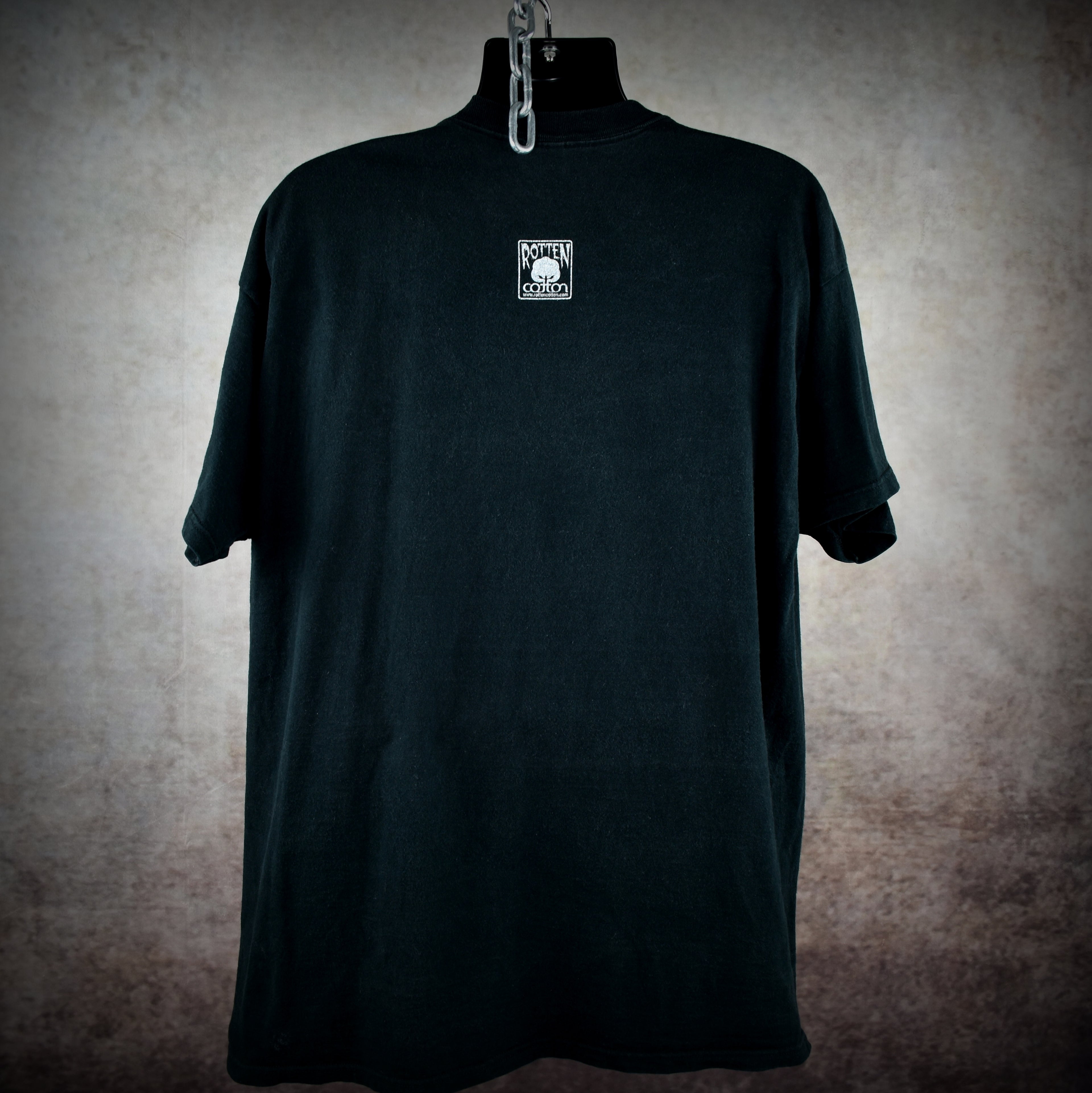 2000s exorcist vintage rotten cotton big face captain howdy horror movie t-shirt