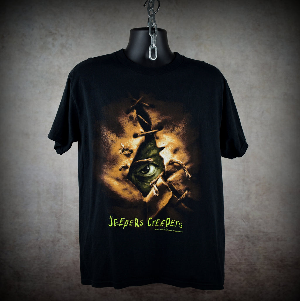2001 jeepers creepers vintage y2k cult classic supernatural monster horror movie t-shirt