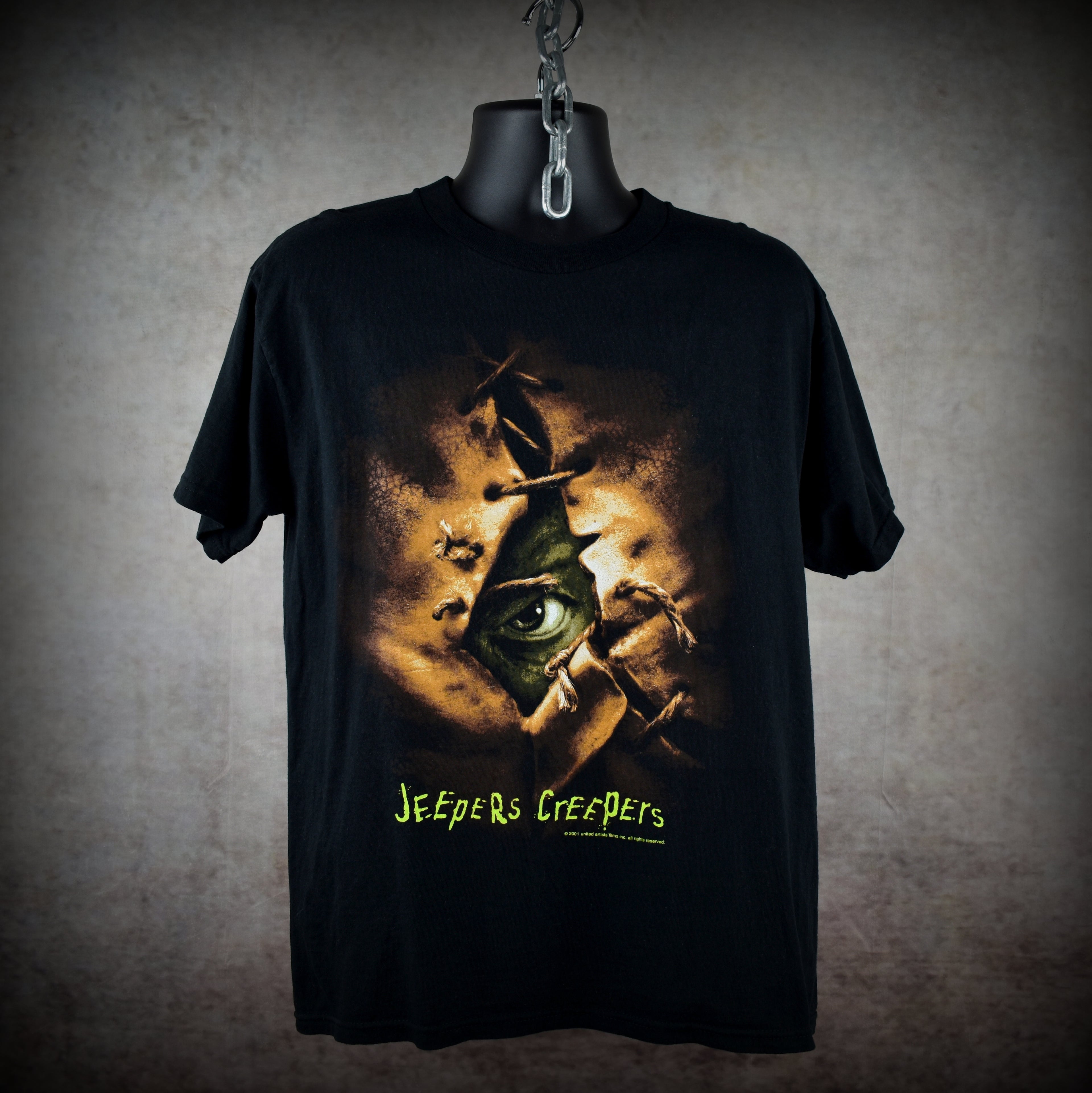 2001 jeepers creepers vintage y2k cult classic supernatural monster horror movie t-shirt