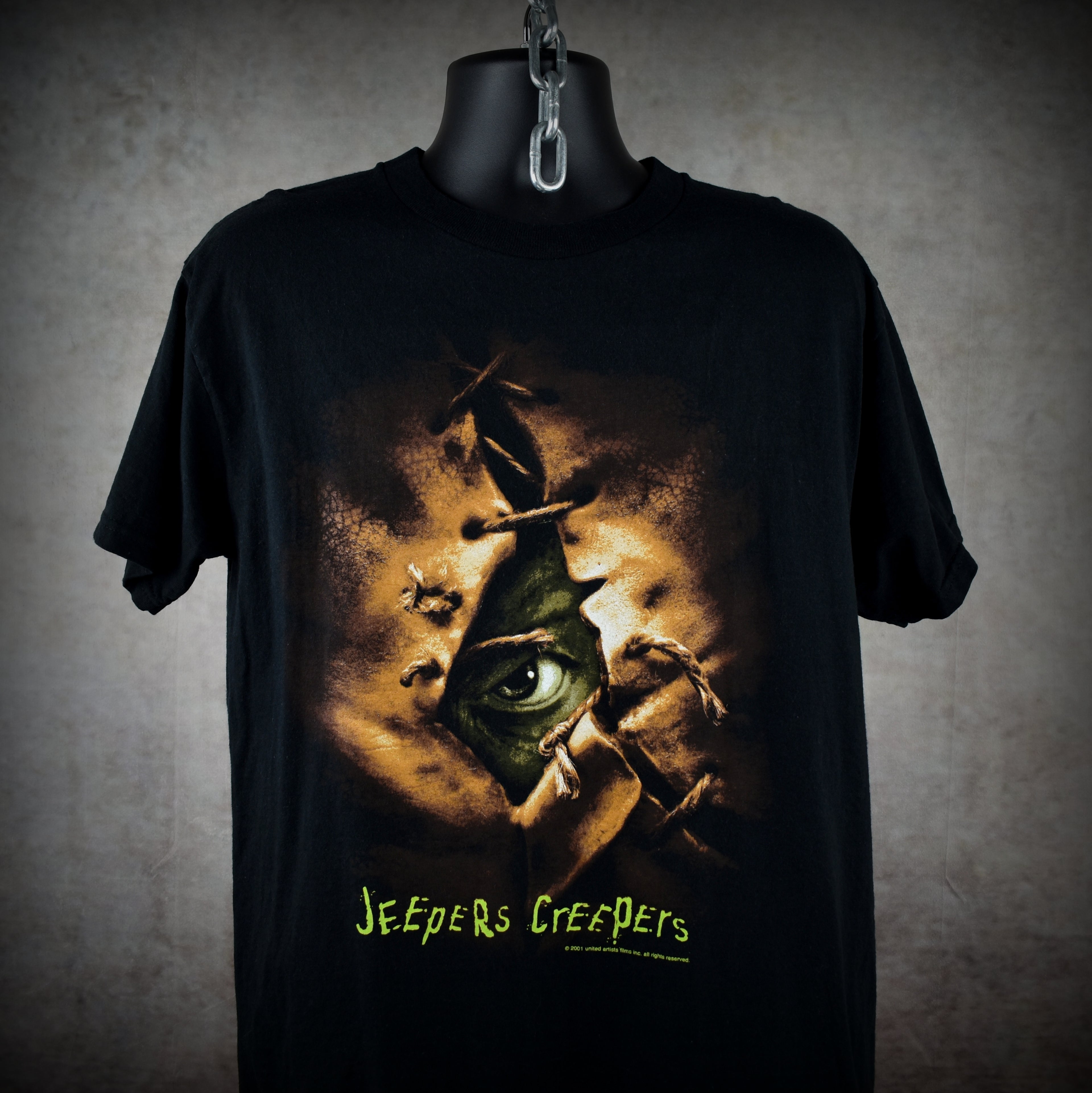 2001 jeepers creepers vintage y2k cult classic supernatural monster horror movie t-shirt