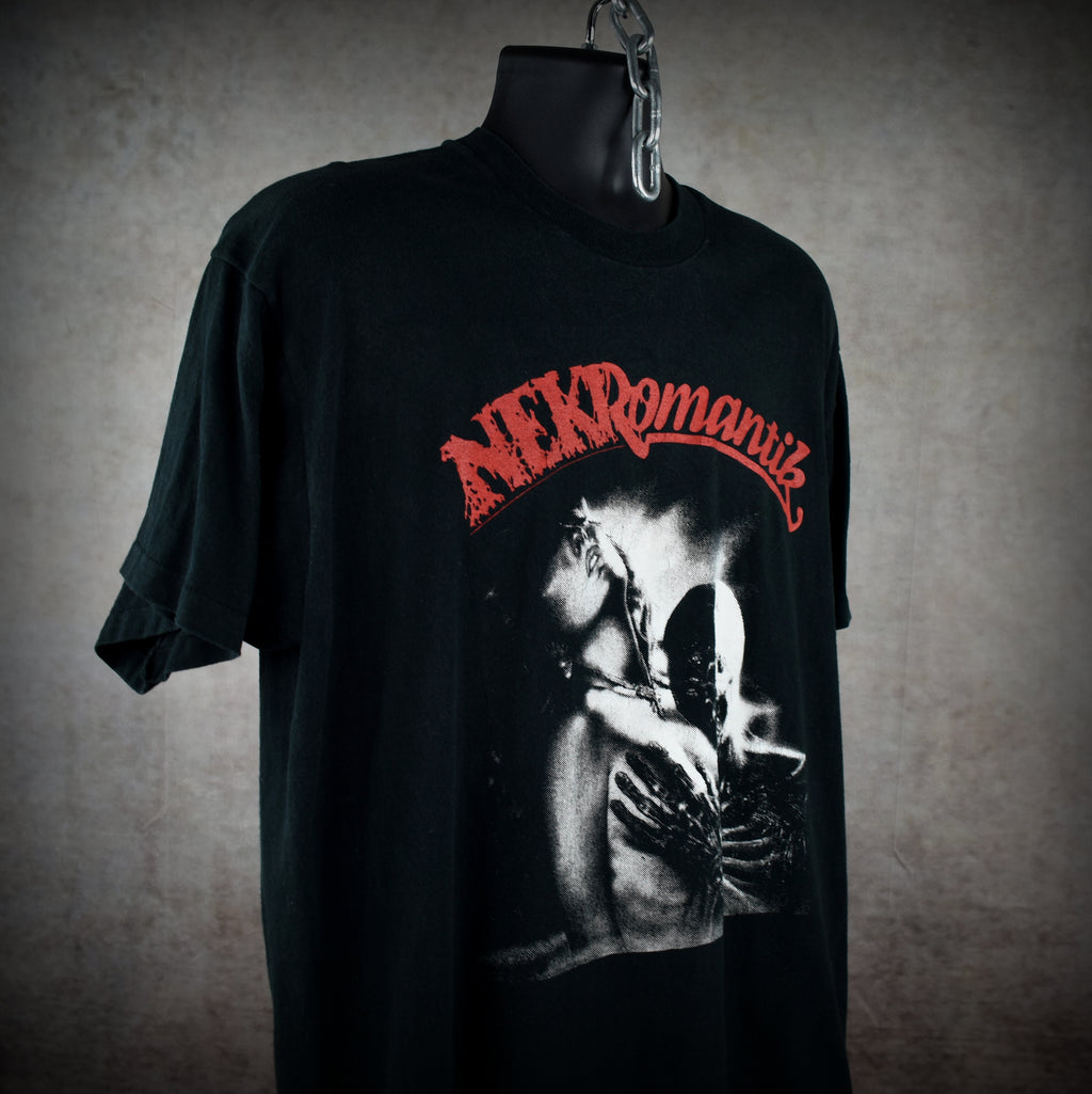 90s nekromantik vintage cult classic 1987 german erotic exploitation horror movie t-shirt