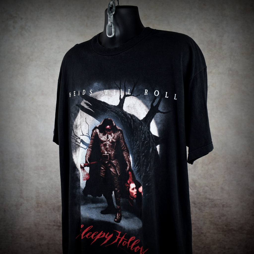 1999 sleepy hollow vintage tim burton y2k cult classic gothic horror movie t-shirt