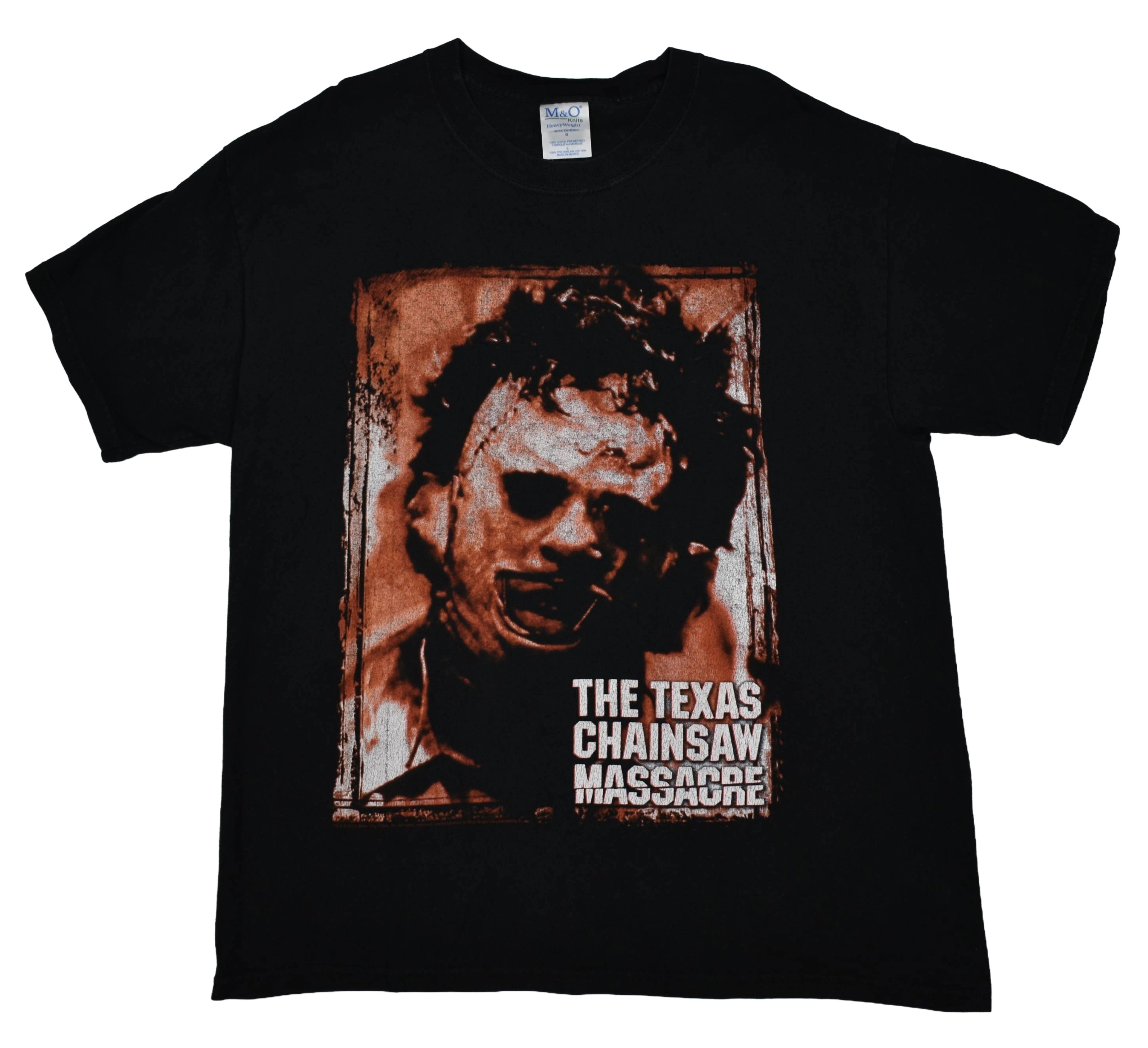 2003 the texas chainsaw massacre vintage leatherface design iconic 1970s slasher horror movie t-shirt
