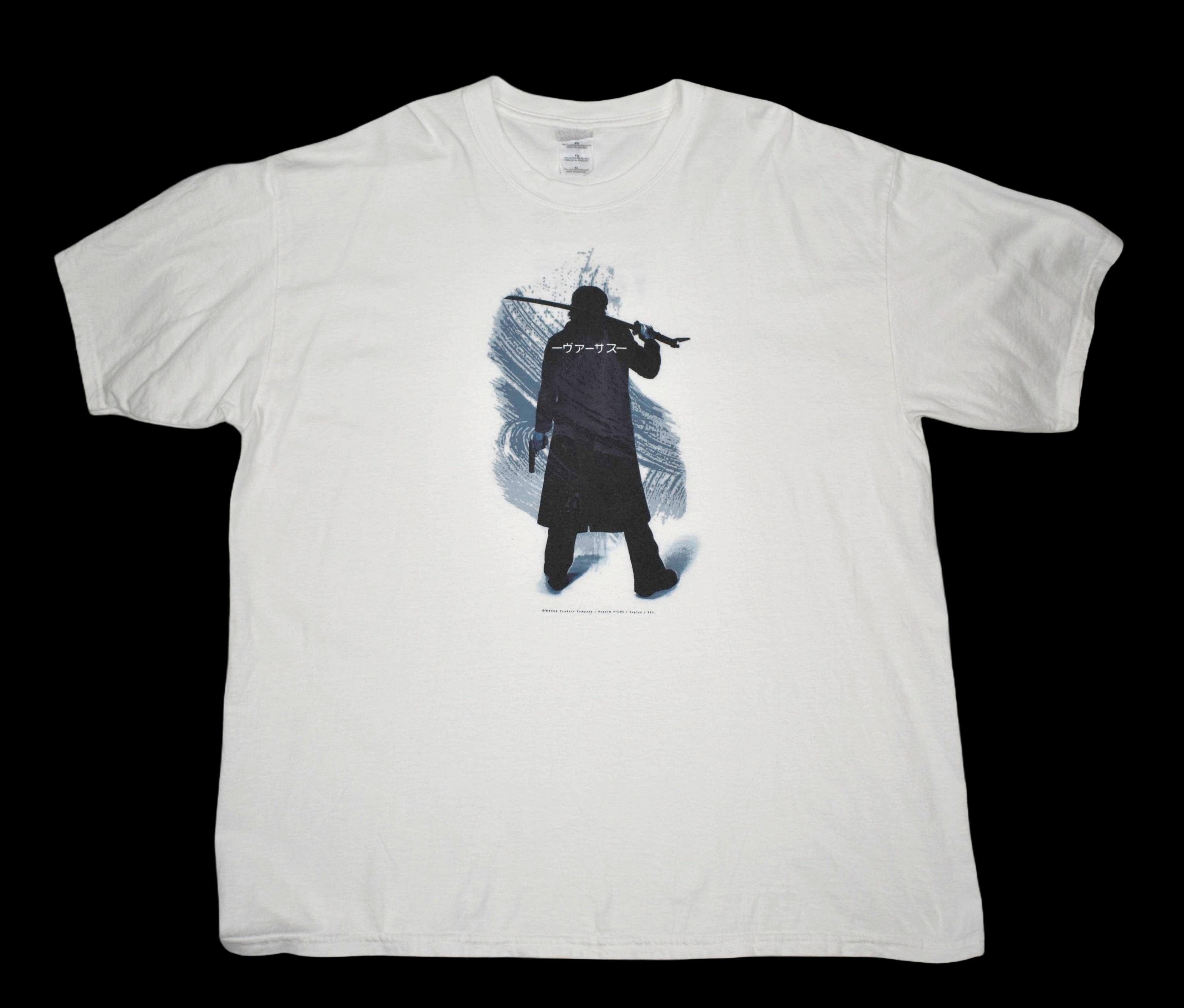 2000 versus vintage y2k cult classic japanese yakuza zombie horror movie t-shirt