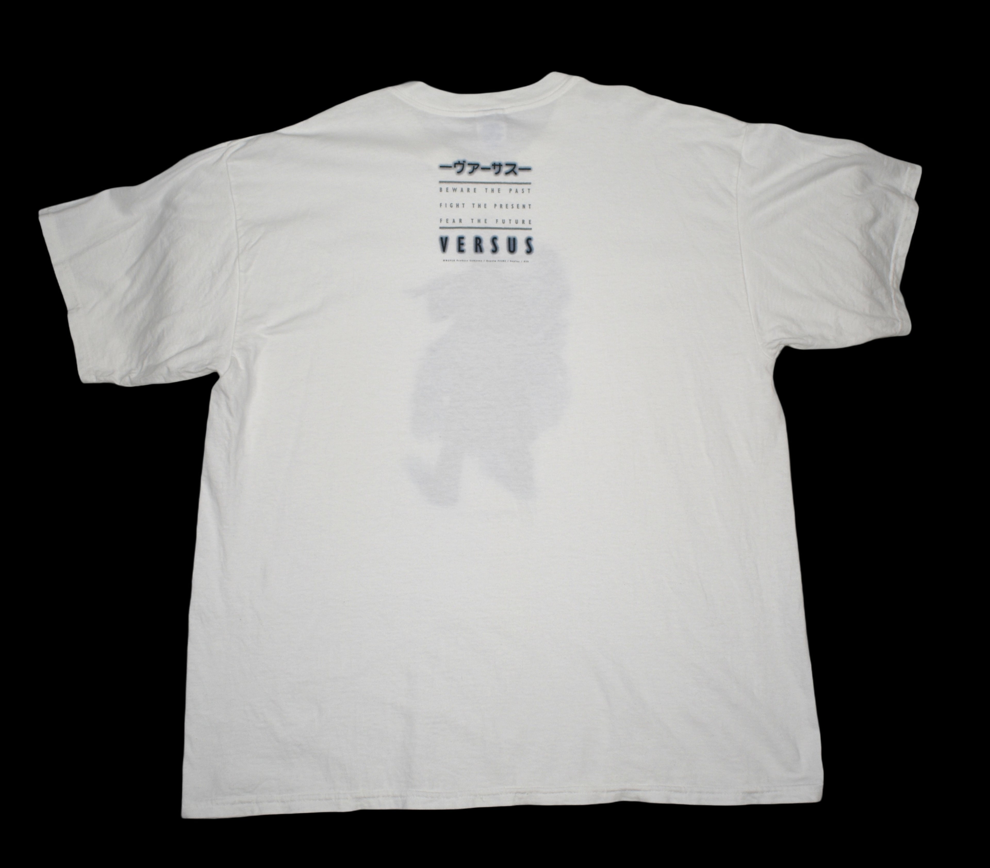 2000 versus vintage y2k cult classic japanese yakuza zombie horror movie t-shirt