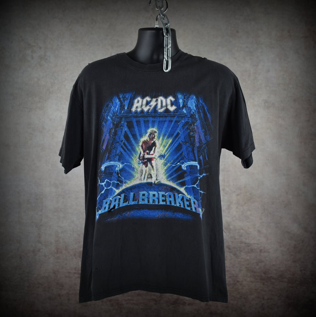 1996 ac/dc vintage ballbreaker tour 90s classic rock band t-shirt