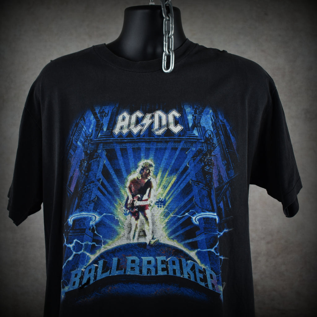 1996 ac/dc vintage ballbreaker tour 90s classic rock band t-shirt