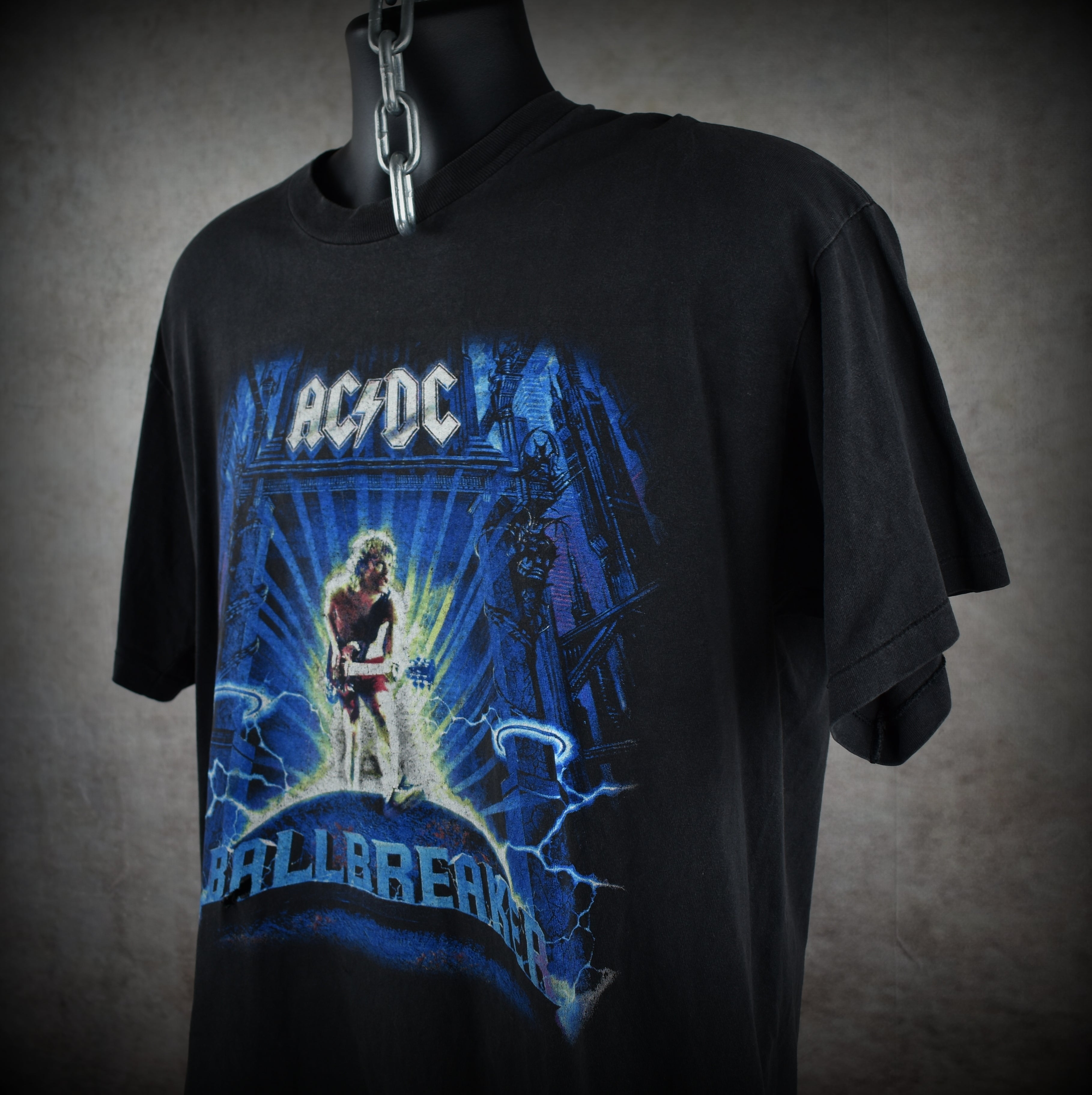 1996 ac/dc vintage ballbreaker tour 90s classic rock band t-shirt