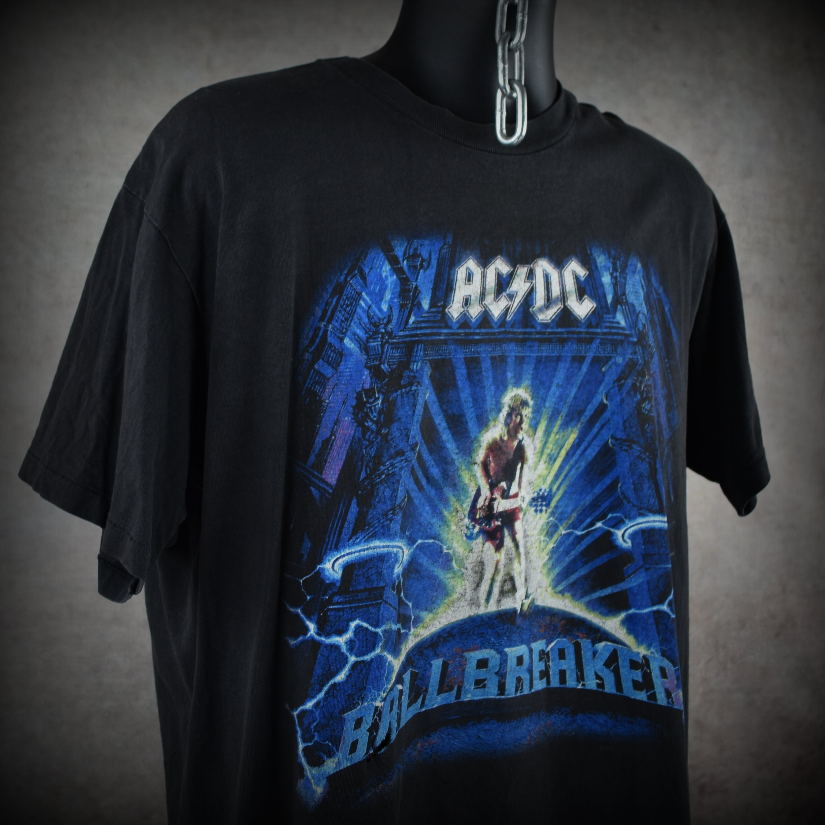 1996 ac/dc vintage ballbreaker tour 90s classic rock band t-shirt