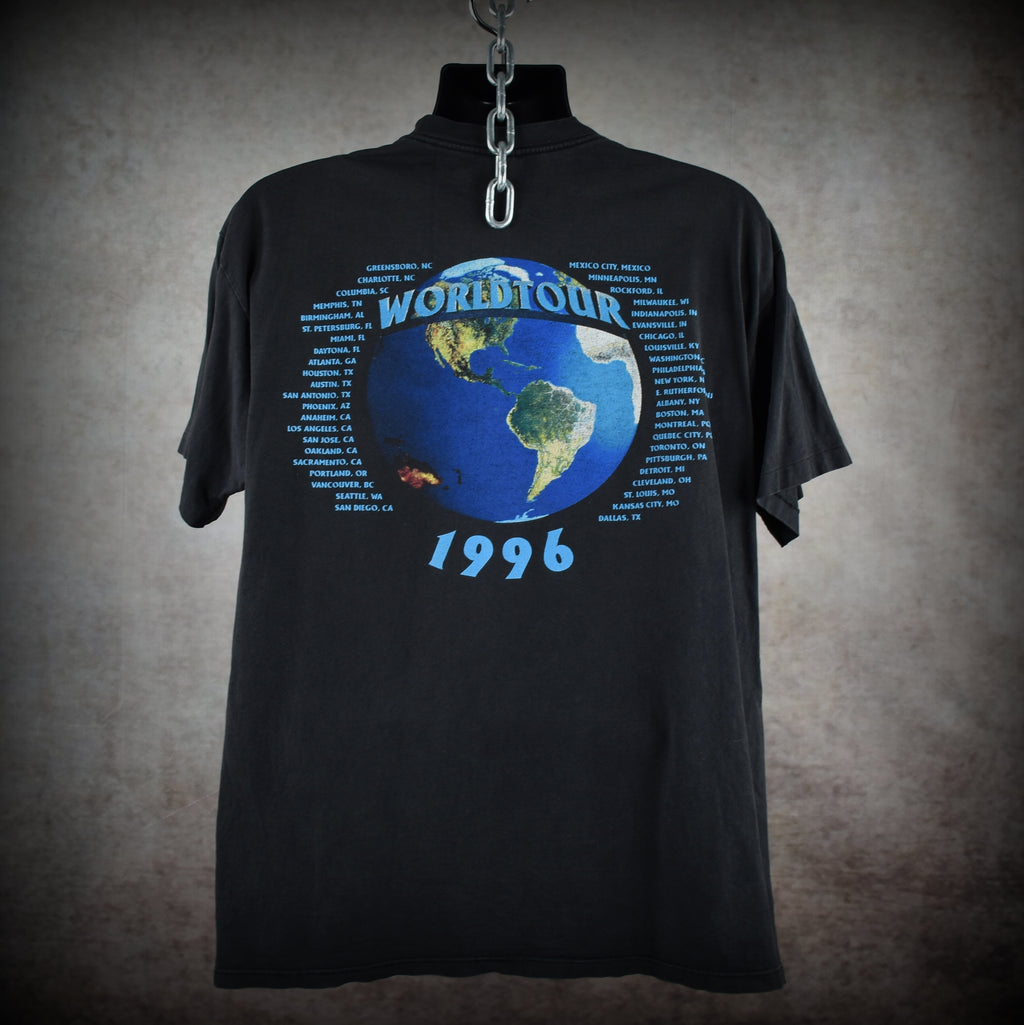 1996 ac/dc vintage ballbreaker tour 90s classic rock band t-shirt