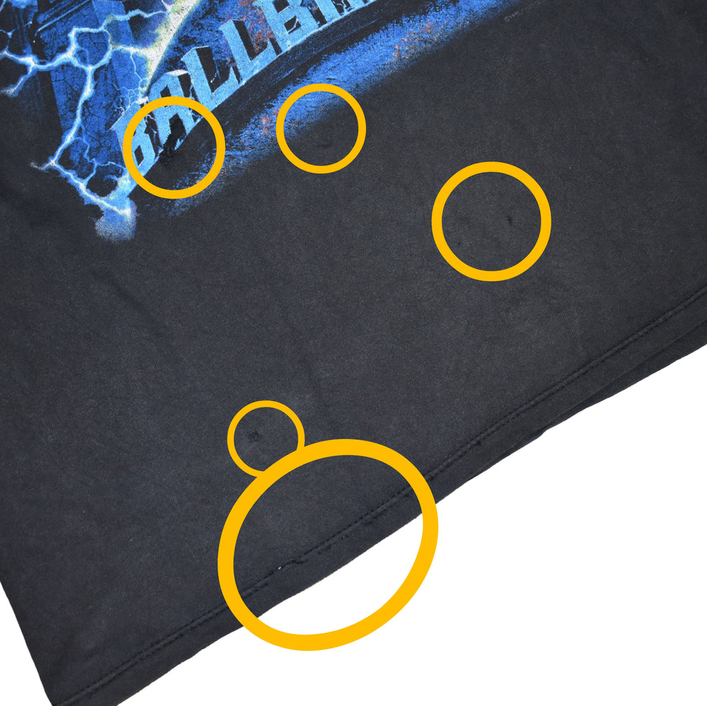 1996 ac/dc vintage ballbreaker tour 90s classic rock band t-shirt
