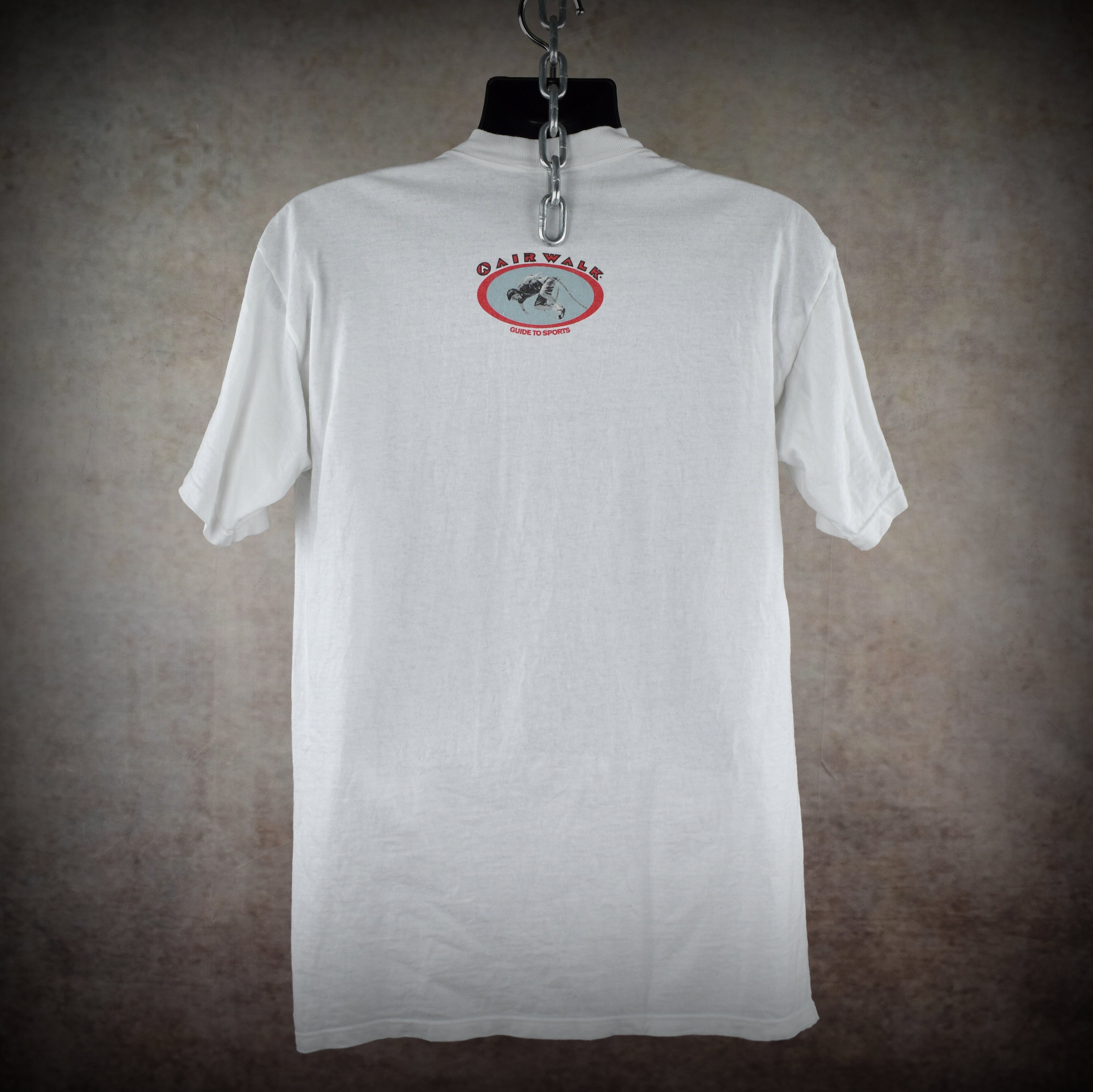 1996 airwalk vintage guide to sports iconic 90s skate shoe streetwear brand promo t-shirt