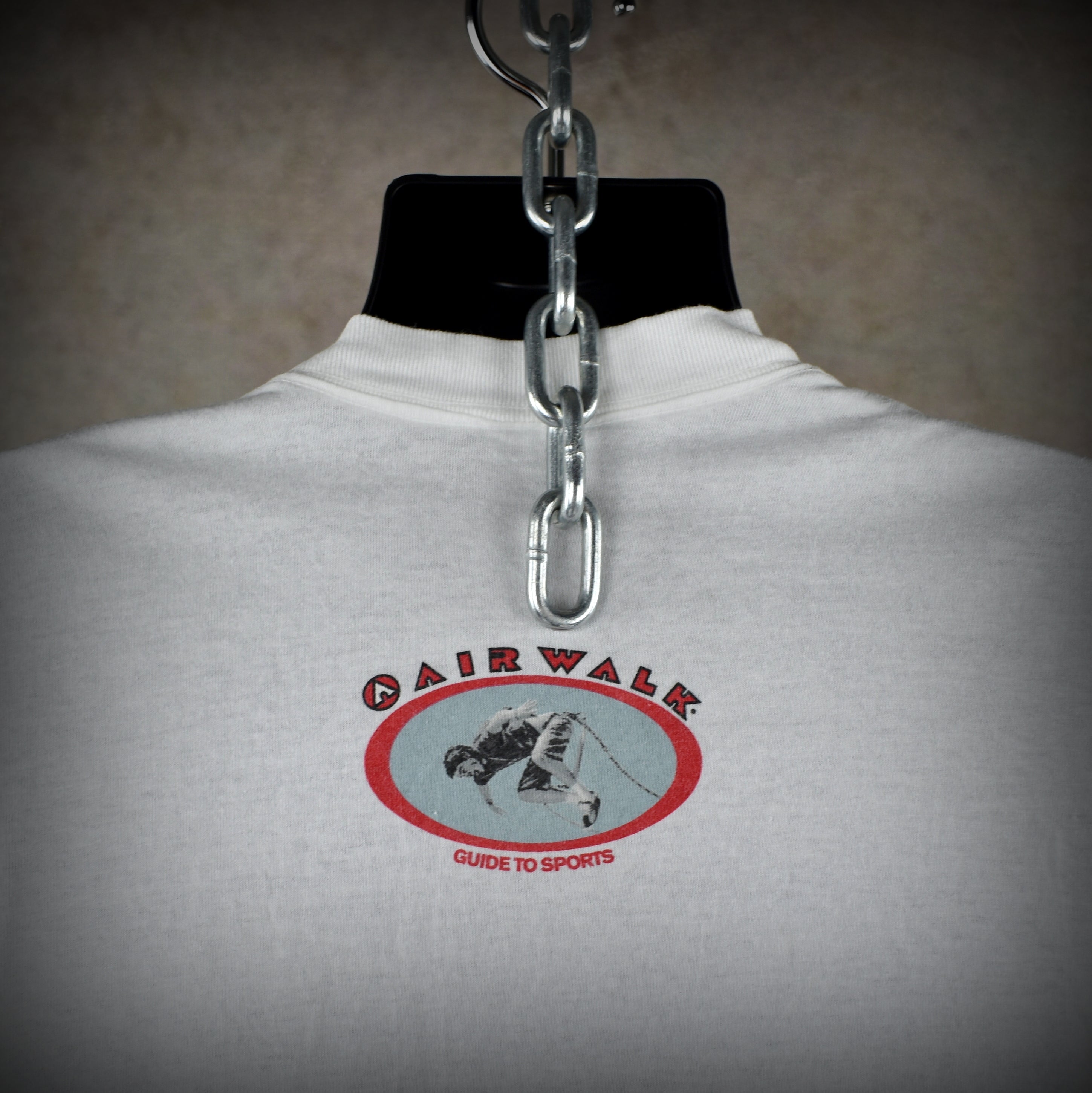 1996 airwalk vintage guide to sports iconic 90s skate shoe streetwear brand promo t-shirt