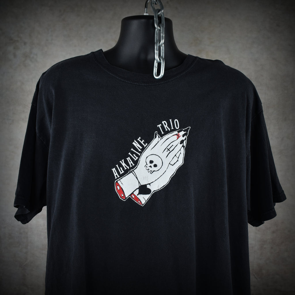 2000s alkaline trio vintage from here to infirmary era classic pop punk band logo promo t-shirt