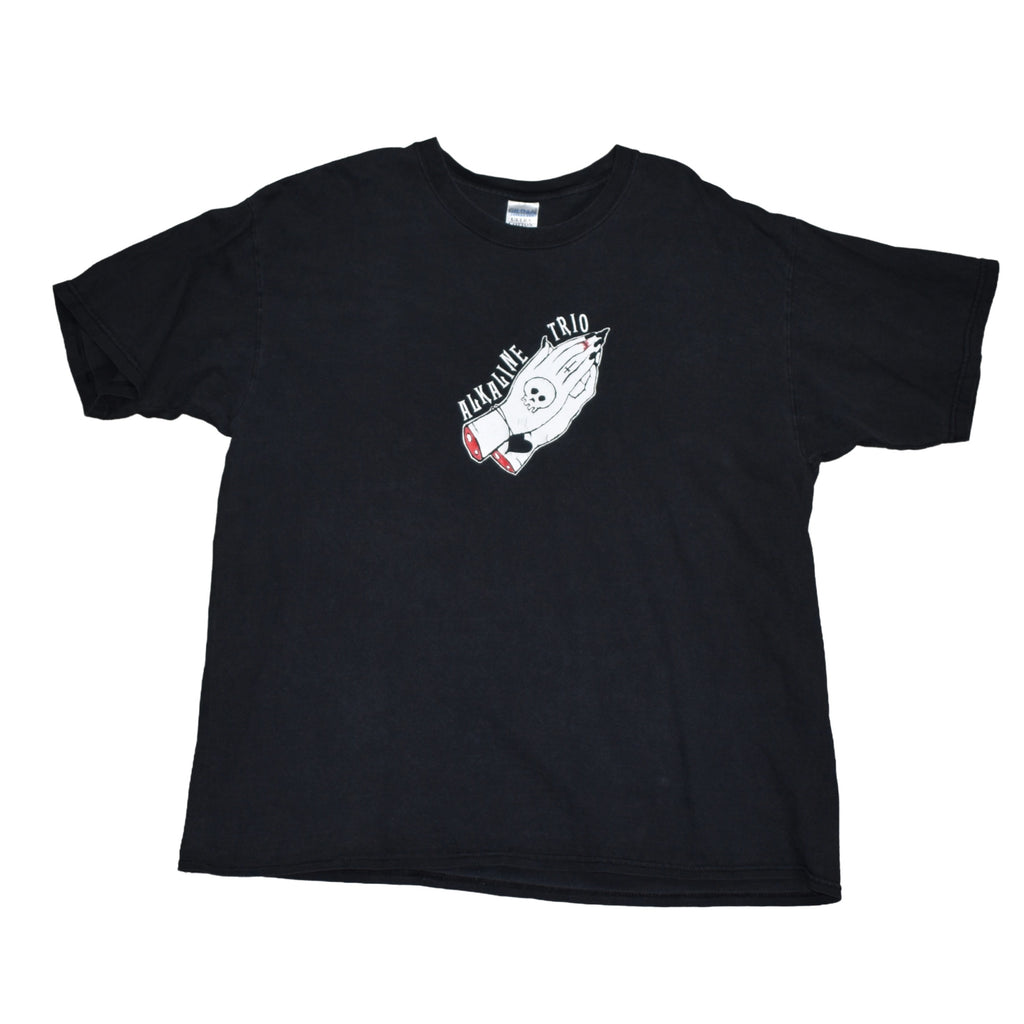 2000s alkaline trio vintage from here to infirmary era classic pop punk band logo promo t-shirt