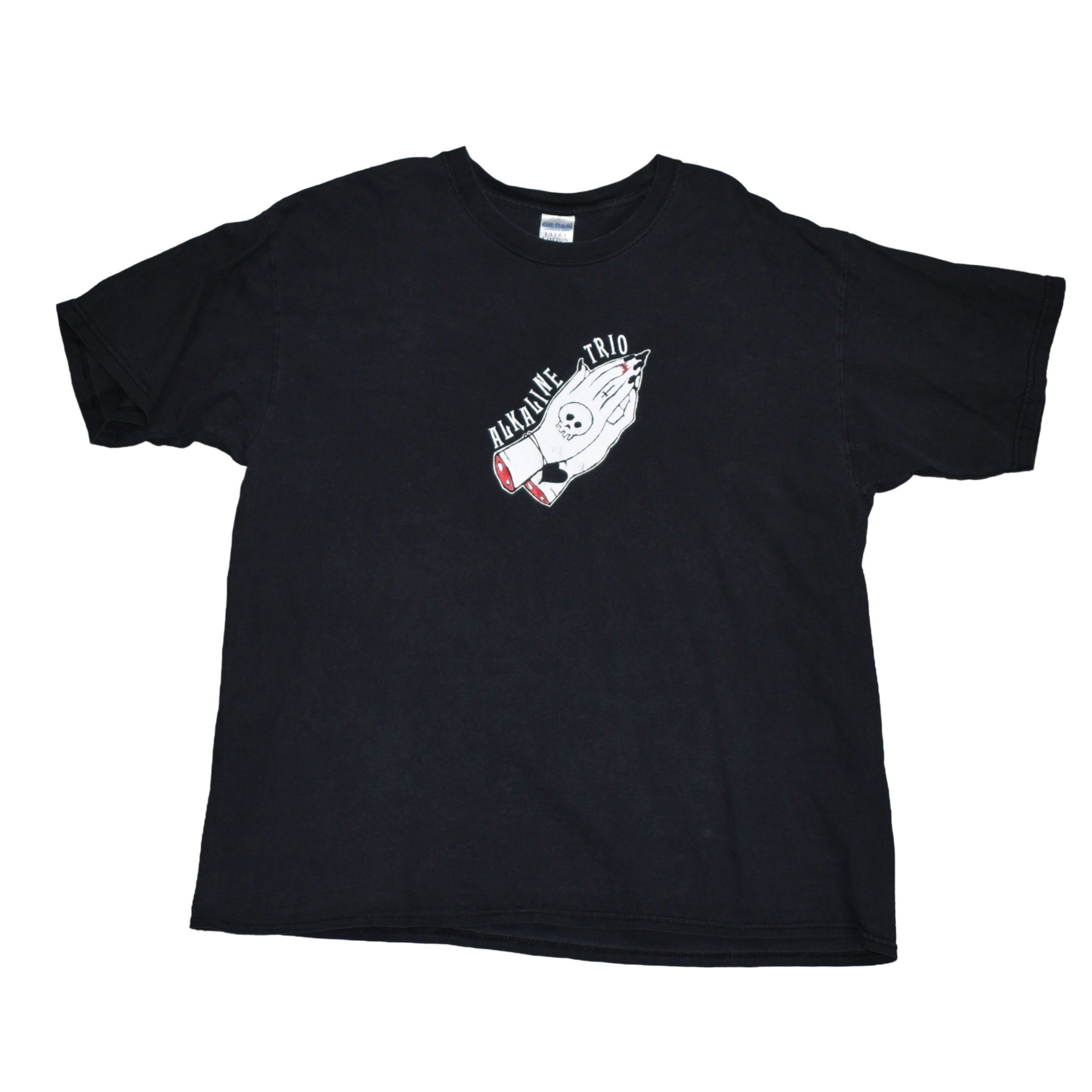 2000s alkaline trio vintage from here to infirmary era classic pop punk band logo promo t-shirt