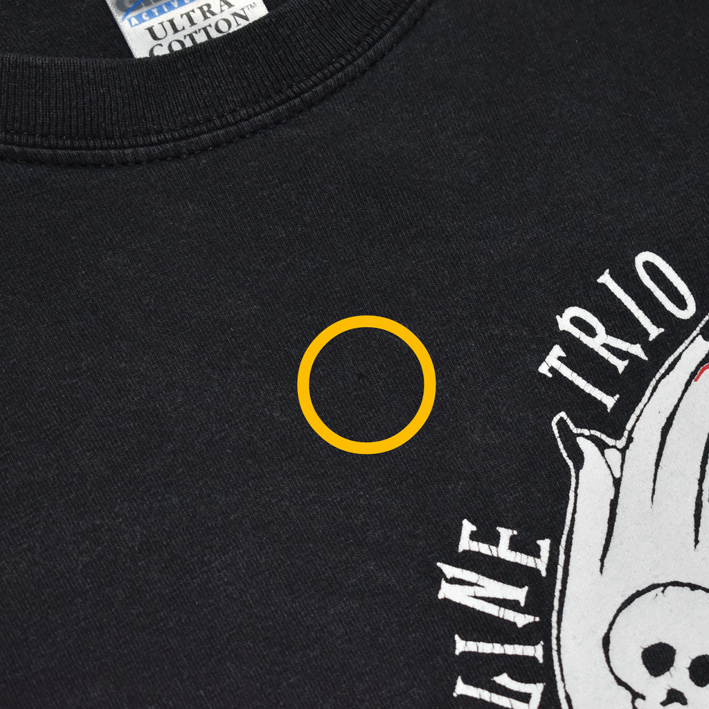 2000s alkaline trio vintage from here to infirmary era classic pop punk band logo promo t-shirt