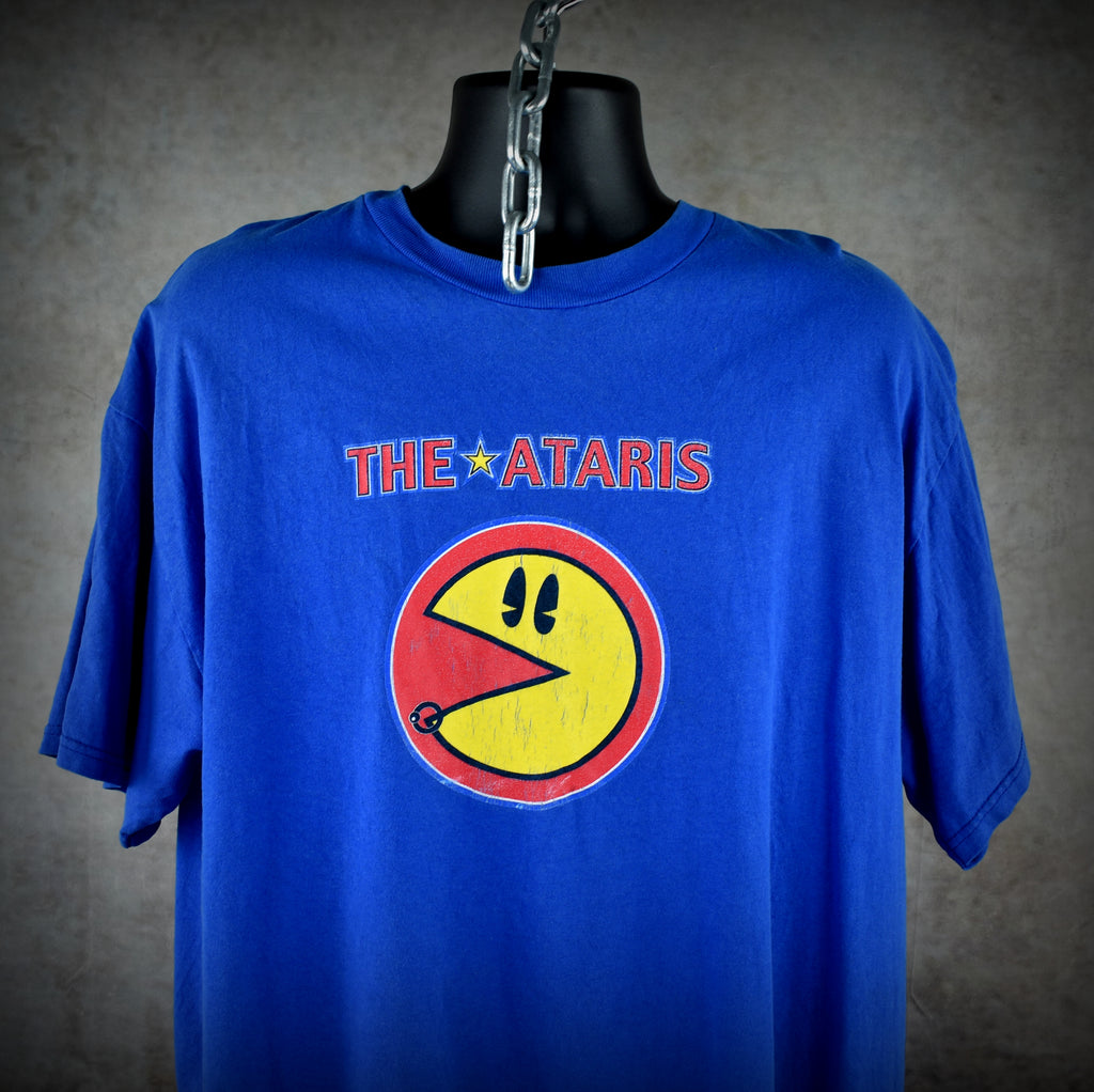 1998 the ataris vintage look forward to failure era infamous pac-man lip piercing 90s pop punk band t-shirt
