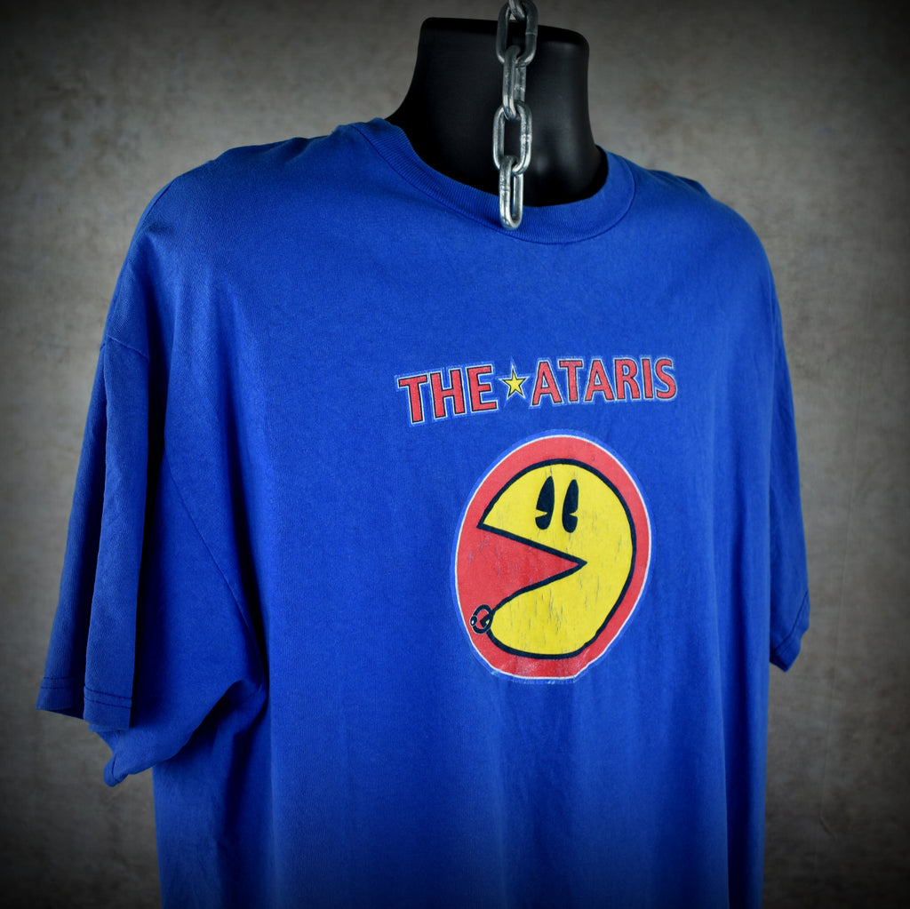 1998 the ataris vintage look forward to failure era infamous pac-man lip piercing 90s pop punk band t-shirt