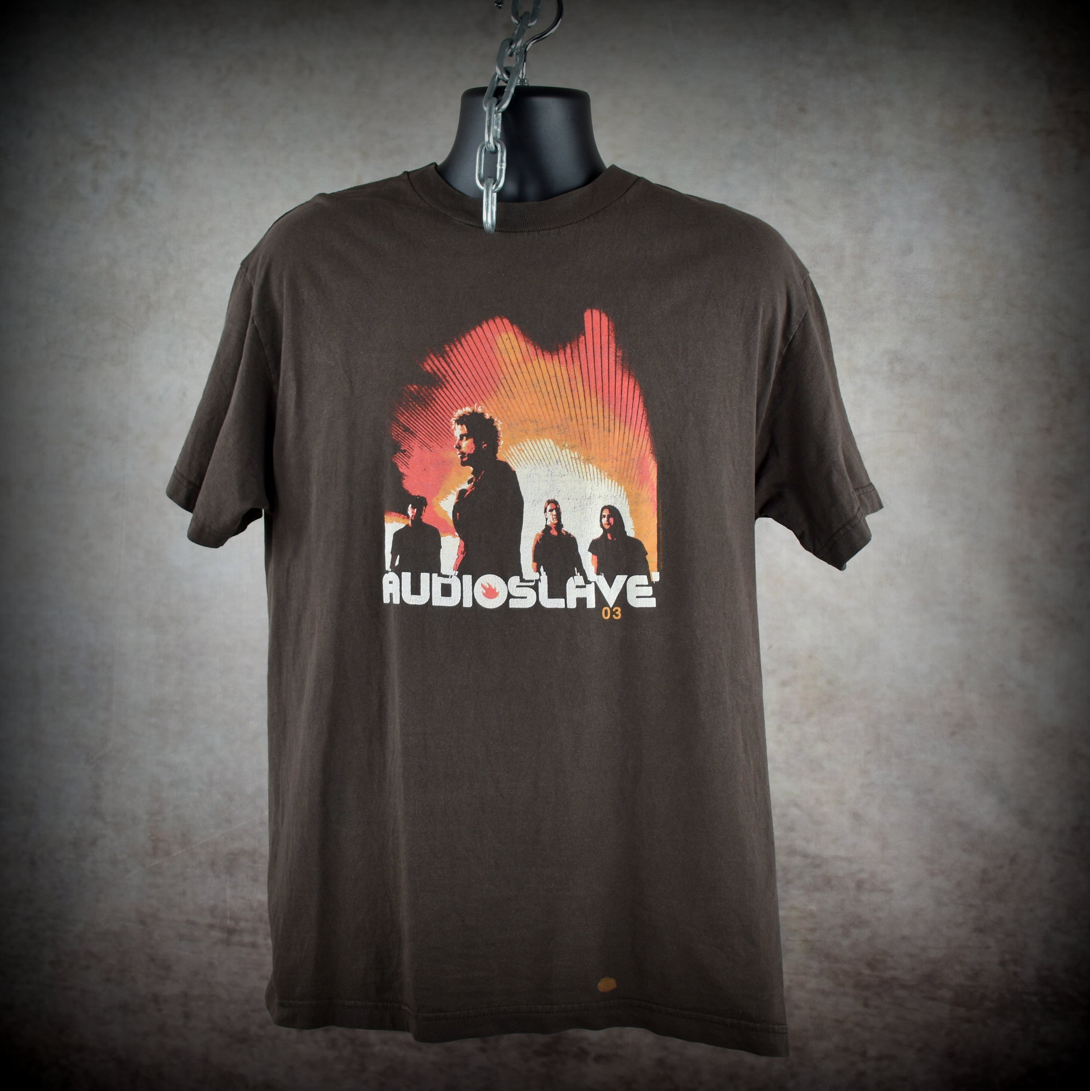 2003 audioslave vintage like a stone era classic y2k alternative rock band concert t-shirt