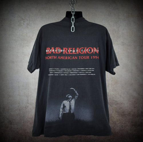 1994 bad religion vintage stranger than fiction classic 90s pop punk band concert tour t-shirt