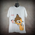 1990s bambi vintage 90s big face walt disney classic cartoon character movie promo t-shirt