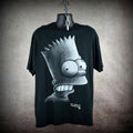 1994 the simpsons vintage big face bart iconic 90s cartoon tv show character promo t-shirt