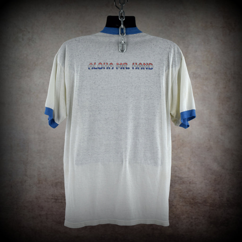1994 beastie boys vintage ill communication era aloha mr. hand paper thin ringer band t-shirt