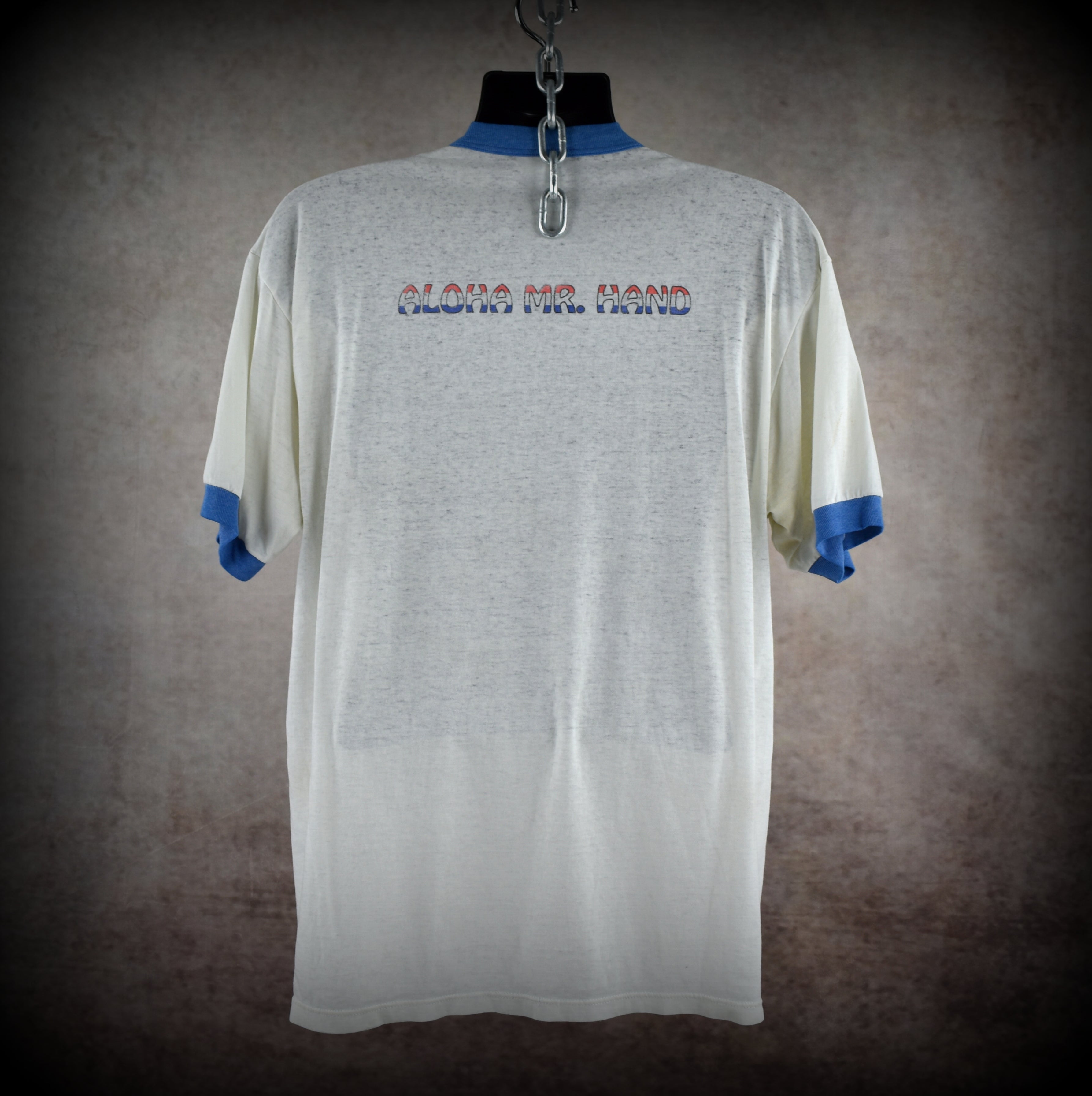 1994 beastie boys vintage ill communication era aloha mr. hand paper thin ringer band t-shirt