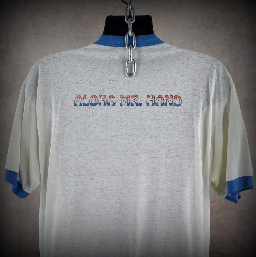 1994 beastie boys vintage ill communication era aloha mr. hand paper thin ringer band t-shirt