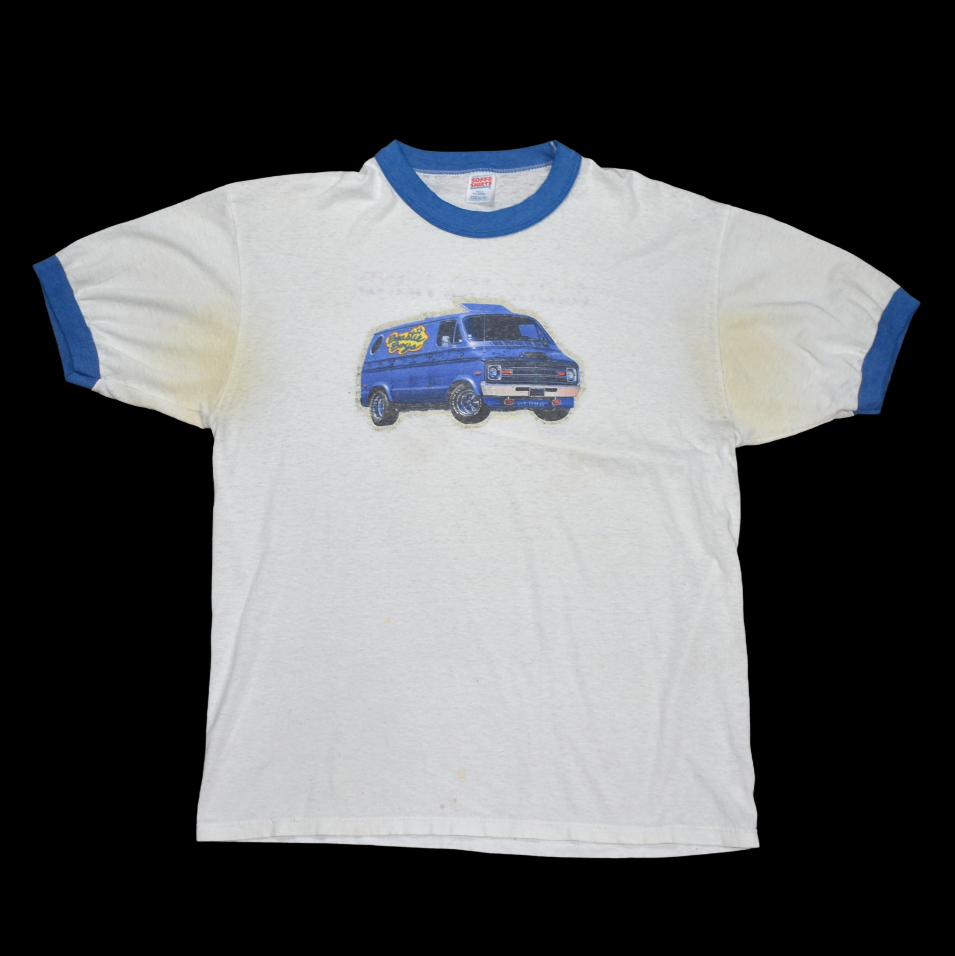 1994 beastie boys vintage ill communication era aloha mr. hand paper thin ringer band t-shirt