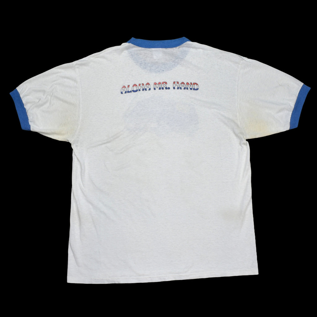 1994 beastie boys vintage ill communication era aloha mr. hand paper thin ringer band t-shirt