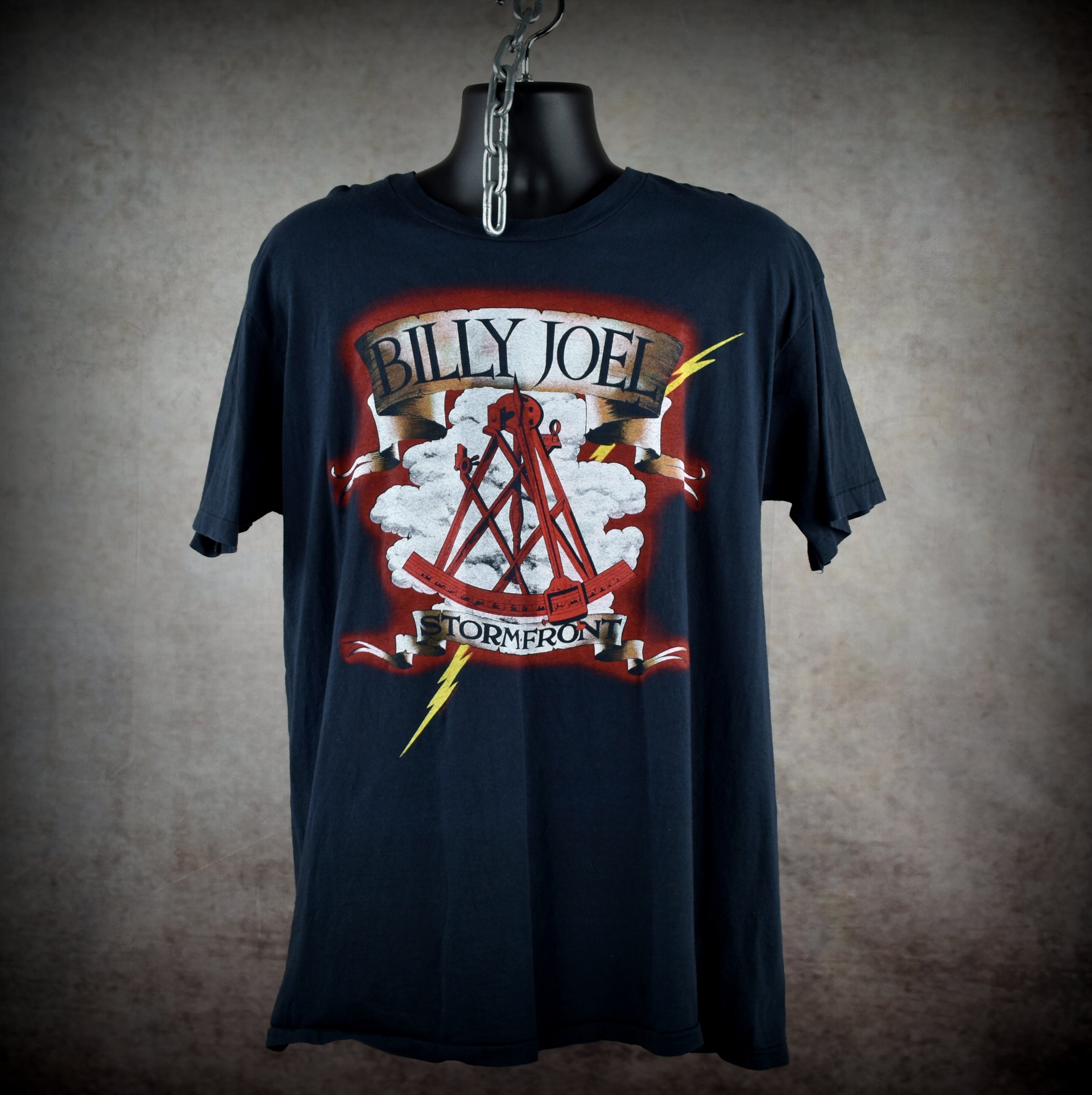 1989 billy joel vintage only the good die young classic 80s piano rock band tour t-shirt