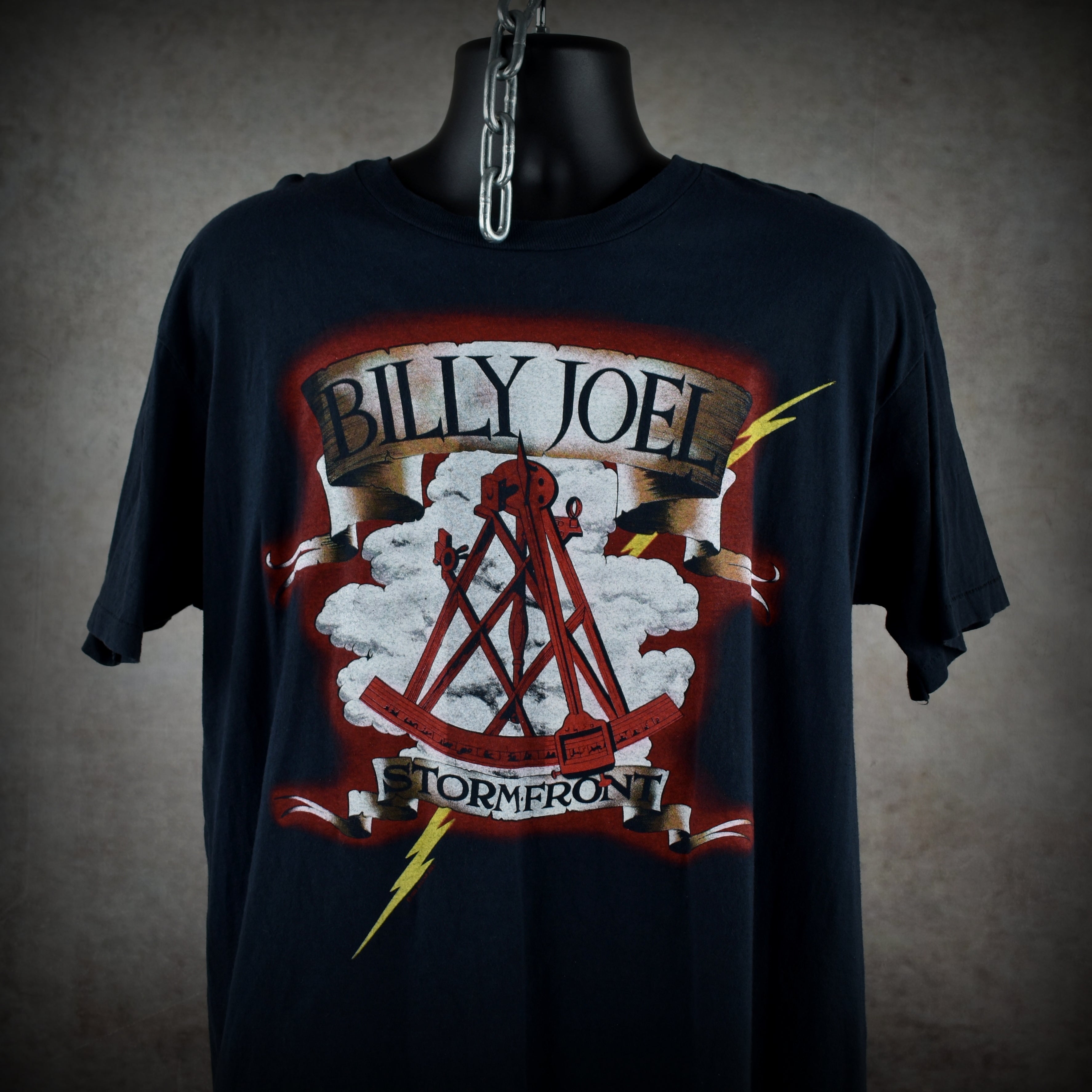 1989 billy joel vintage only the good die young classic 80s piano rock band tour t-shirt