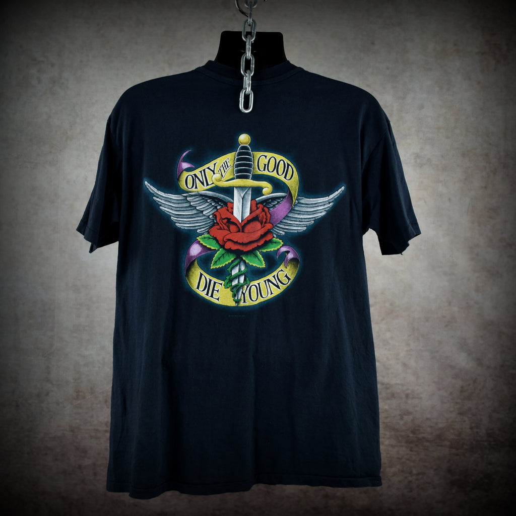 1989 billy joel vintage only the good die young classic 80s piano rock band tour t-shirt