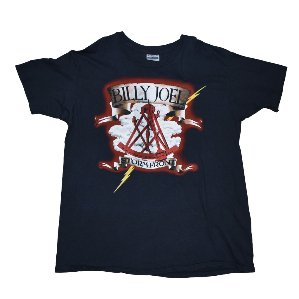 1989 billy joel vintage only the good die young classic 80s piano rock band tour t-shirt
