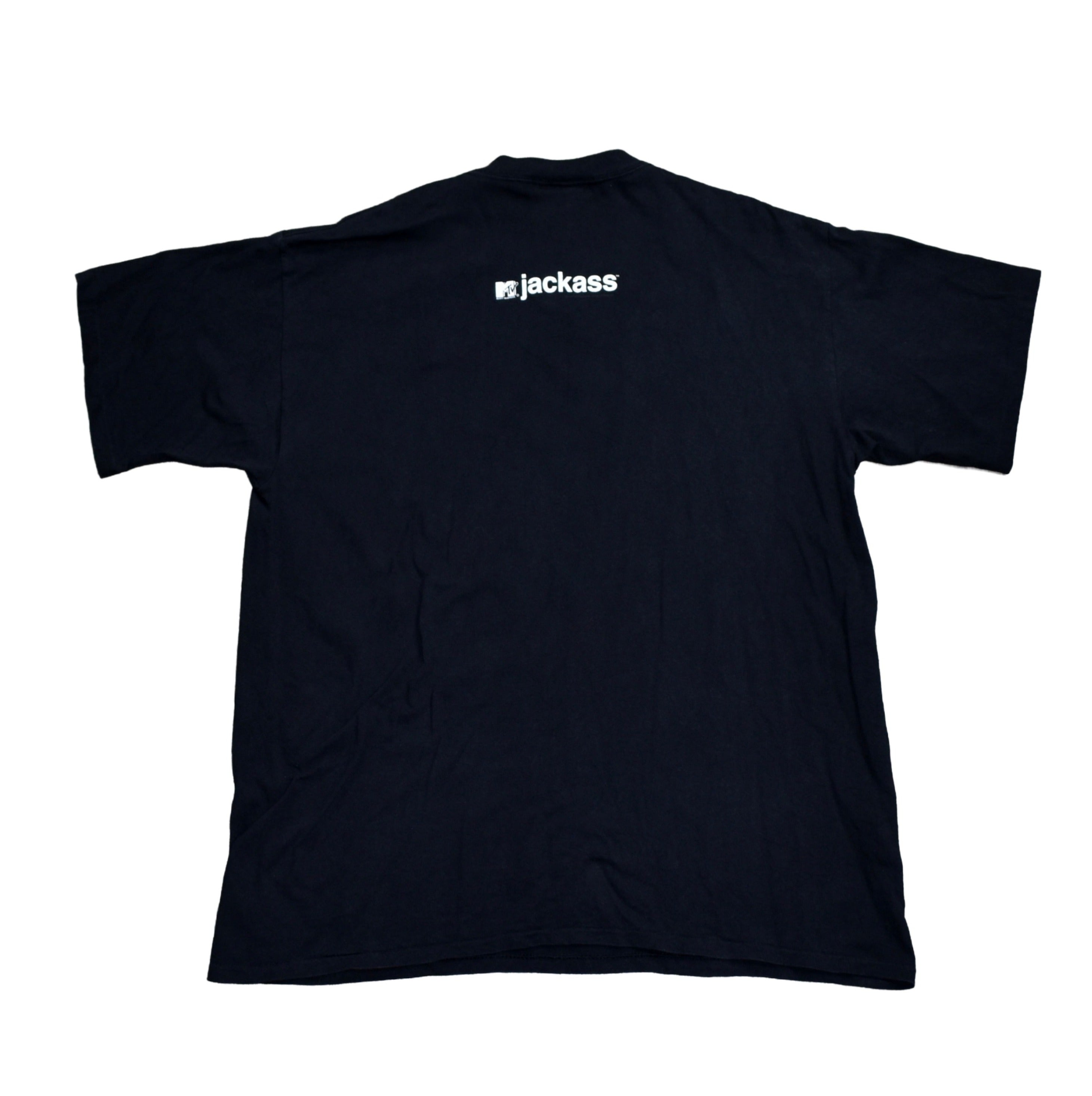 2001 jackass vintage johnny knoxville s1:e1 self-defense stunt iconic 00s mtv tv show t-shirt
