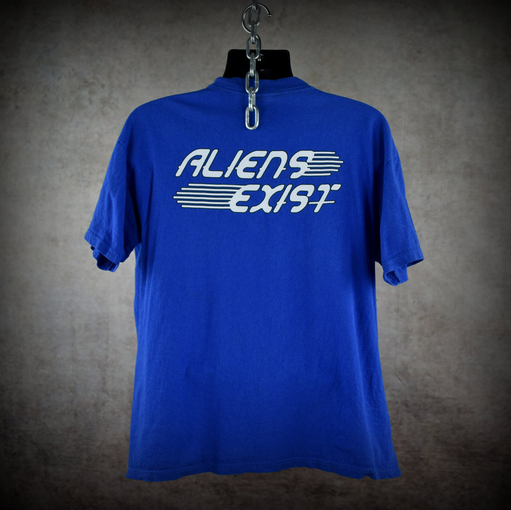 1999 blink 182 vintage enema of the state era rare aliens exist song promo 90s classic pop punk band t-shirt